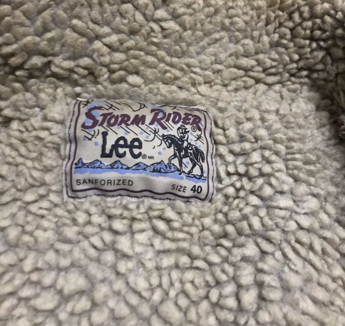 Lee Vintage Lee storm riders Sherling trucker jacket Size US M / EU 48-50 / 2 - 4 Thumbnail