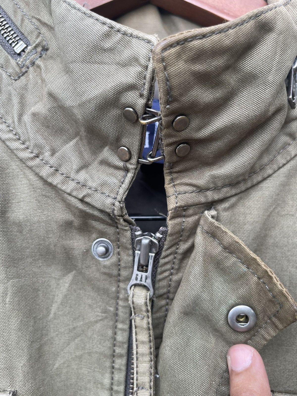 Gap × Vintage Vintage Gap Military Multi Pocket Jacket Size US S / EU 44-46 / 1 - 9 Thumbnail