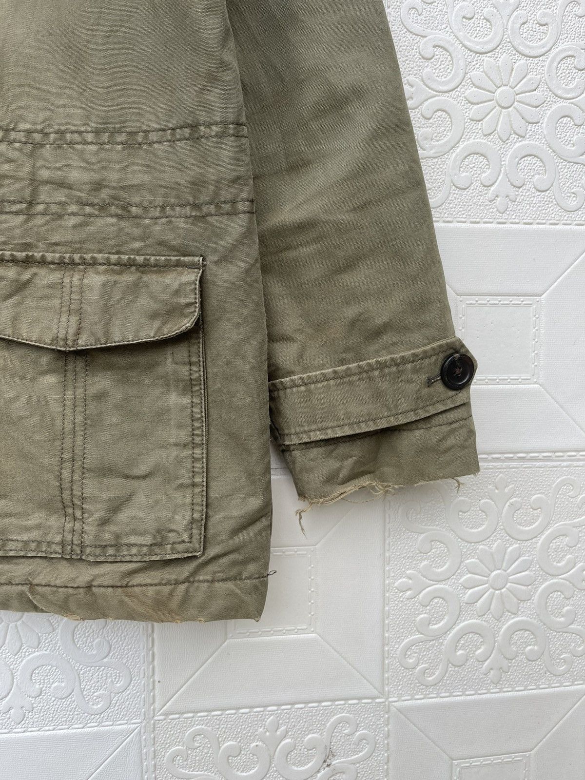 Gap × Vintage Vintage Gap Military Multi Pocket Jacket Size US S / EU 44-46 / 1 - 8 Thumbnail