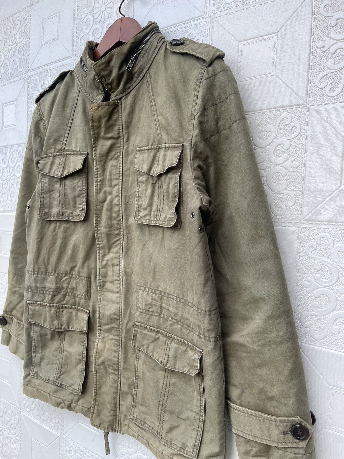 Gap × Vintage Vintage Gap Military Multi Pocket Jacket Size US S / EU 44-46 / 1 - 6 Thumbnail