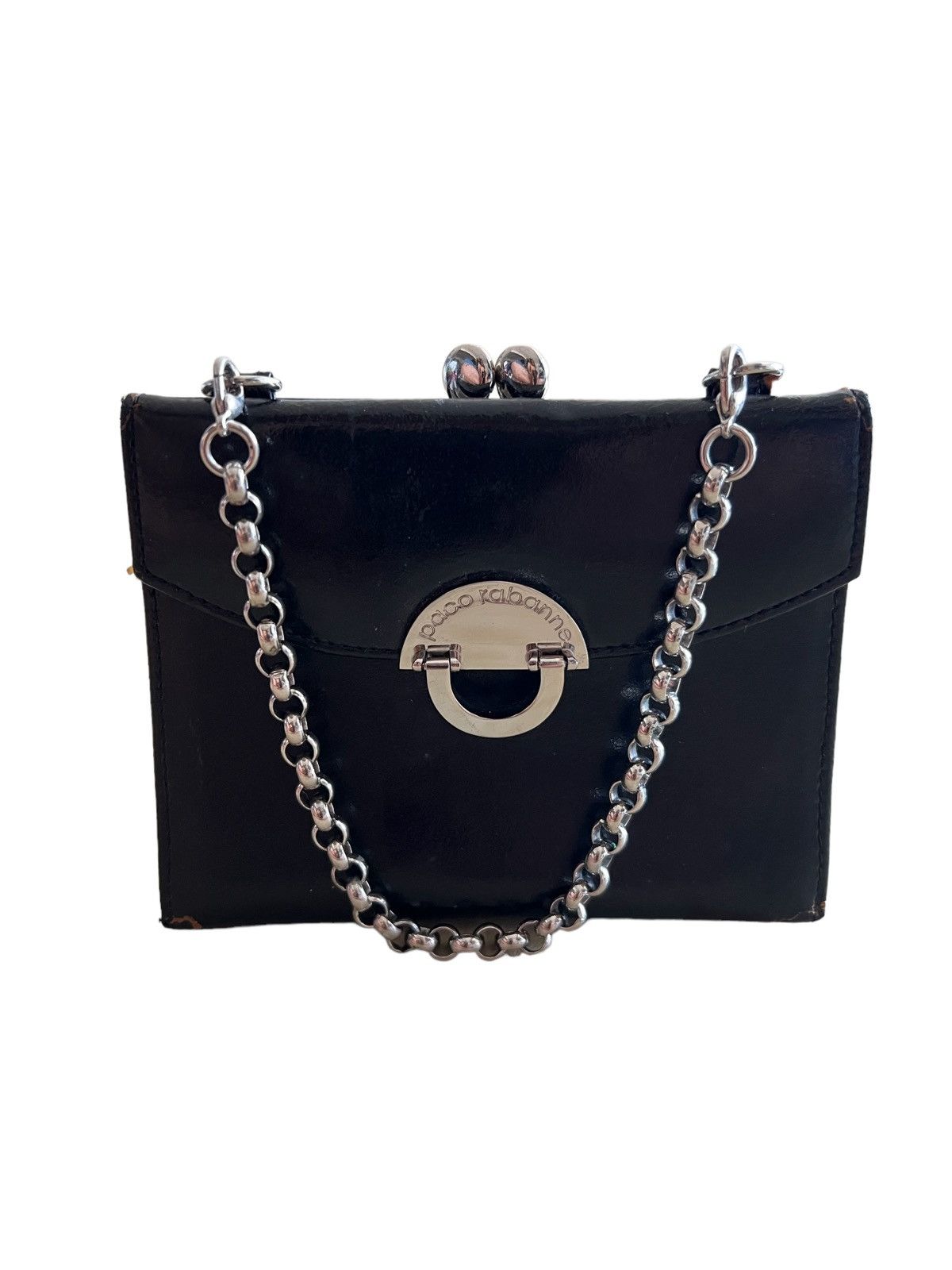 Paco Rabanne GRAIL🔥Paco Rabbabe Minimal Chain Strap Luxury Dinner Bag Size ONE SIZE - 1 Thumbnail