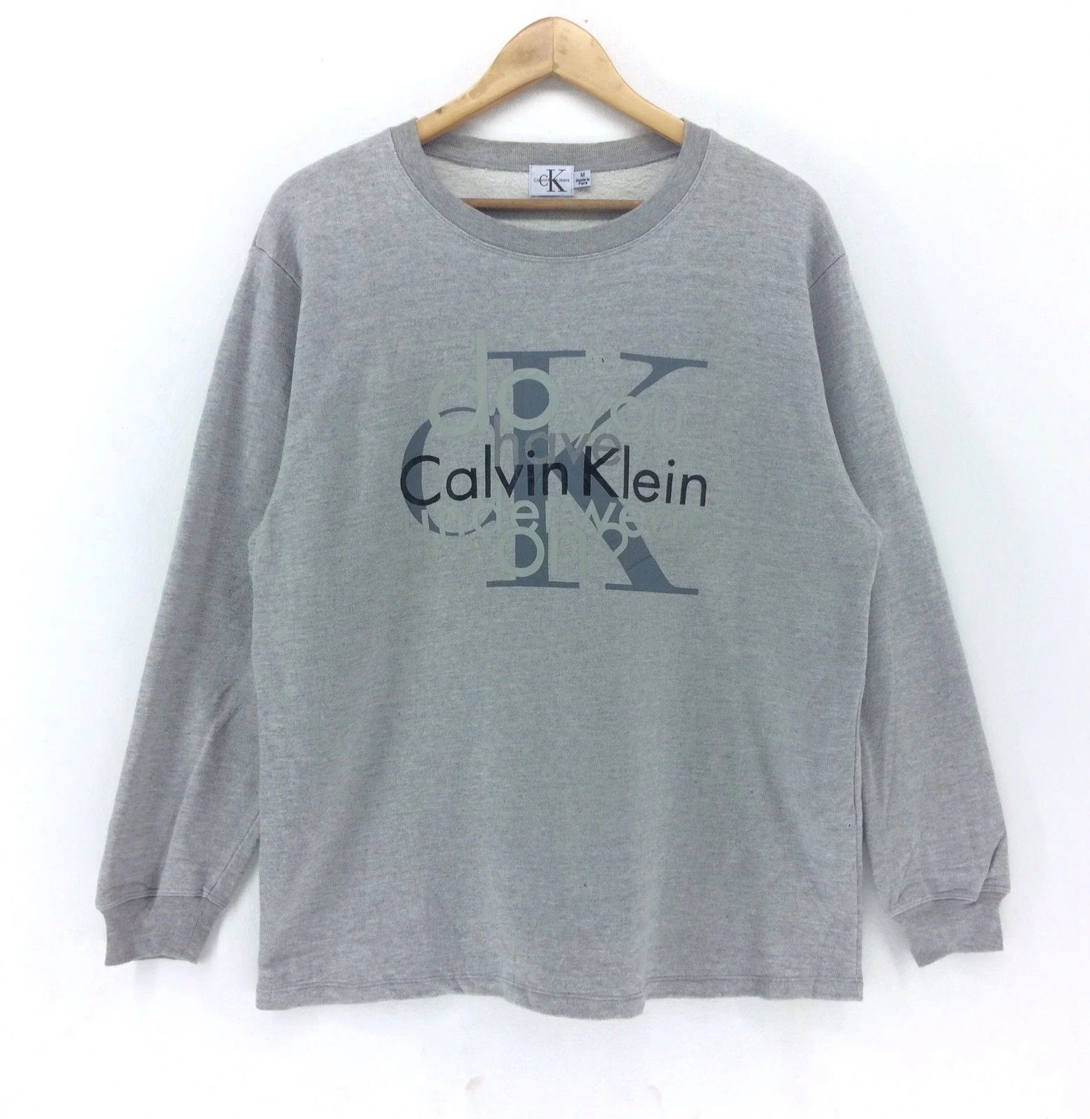 Calvin Klein Vintage Calvin Klein Sweatshirt | M | 021021 Size US M / EU 48-50 / 2 - 1 Thumbnail