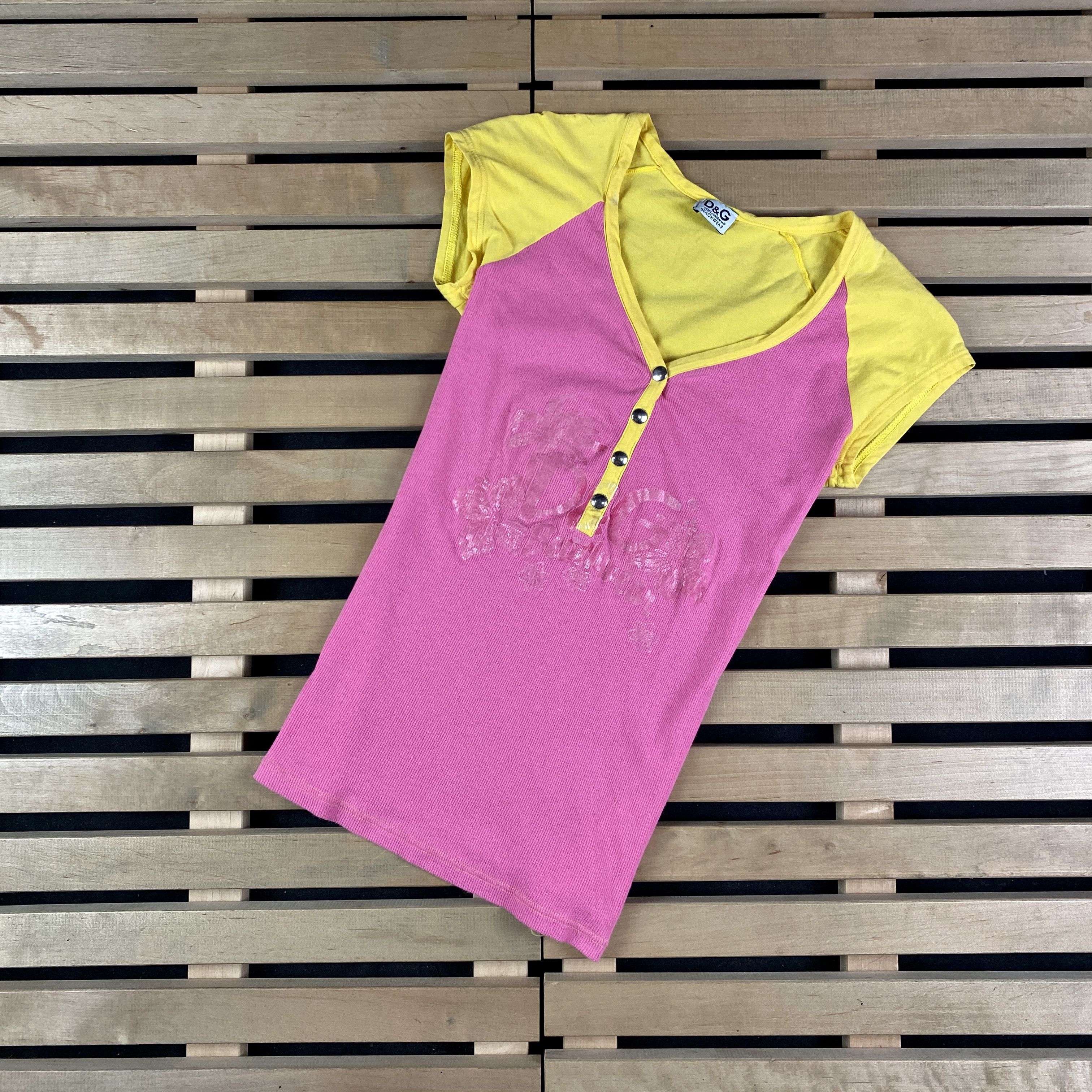 Dolce & Gabbana Women’s Jersey T-Shirt Dolce Gabbana Beachwear Size S-M Size S / US 4 / IT 40 - 1 Thumbnail