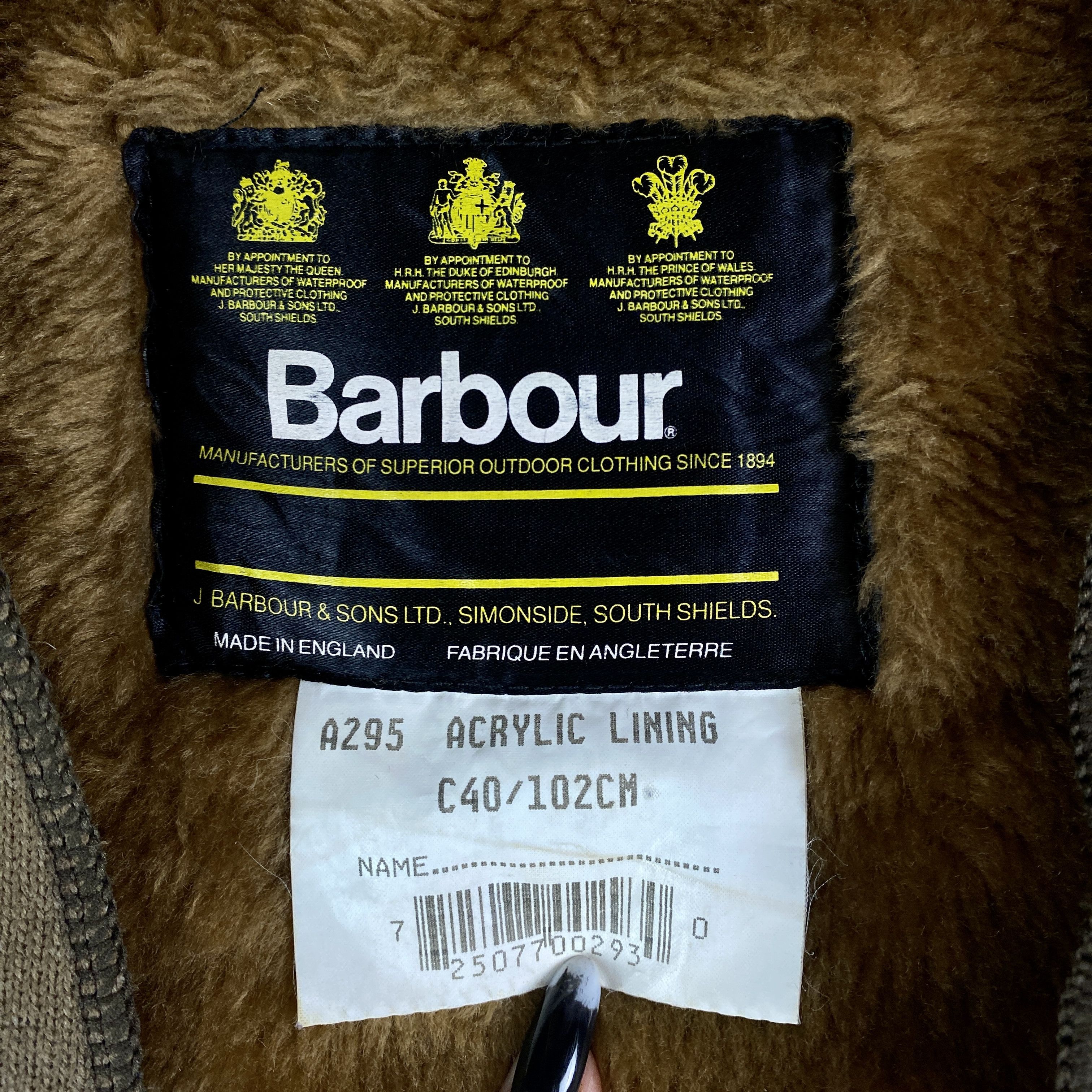 Barbour Mens Vest Jacket Barbour Acrylic Linilng C40/102 Cm/ Xl Size US XL / EU 56 / 4 - 4 Thumbnail