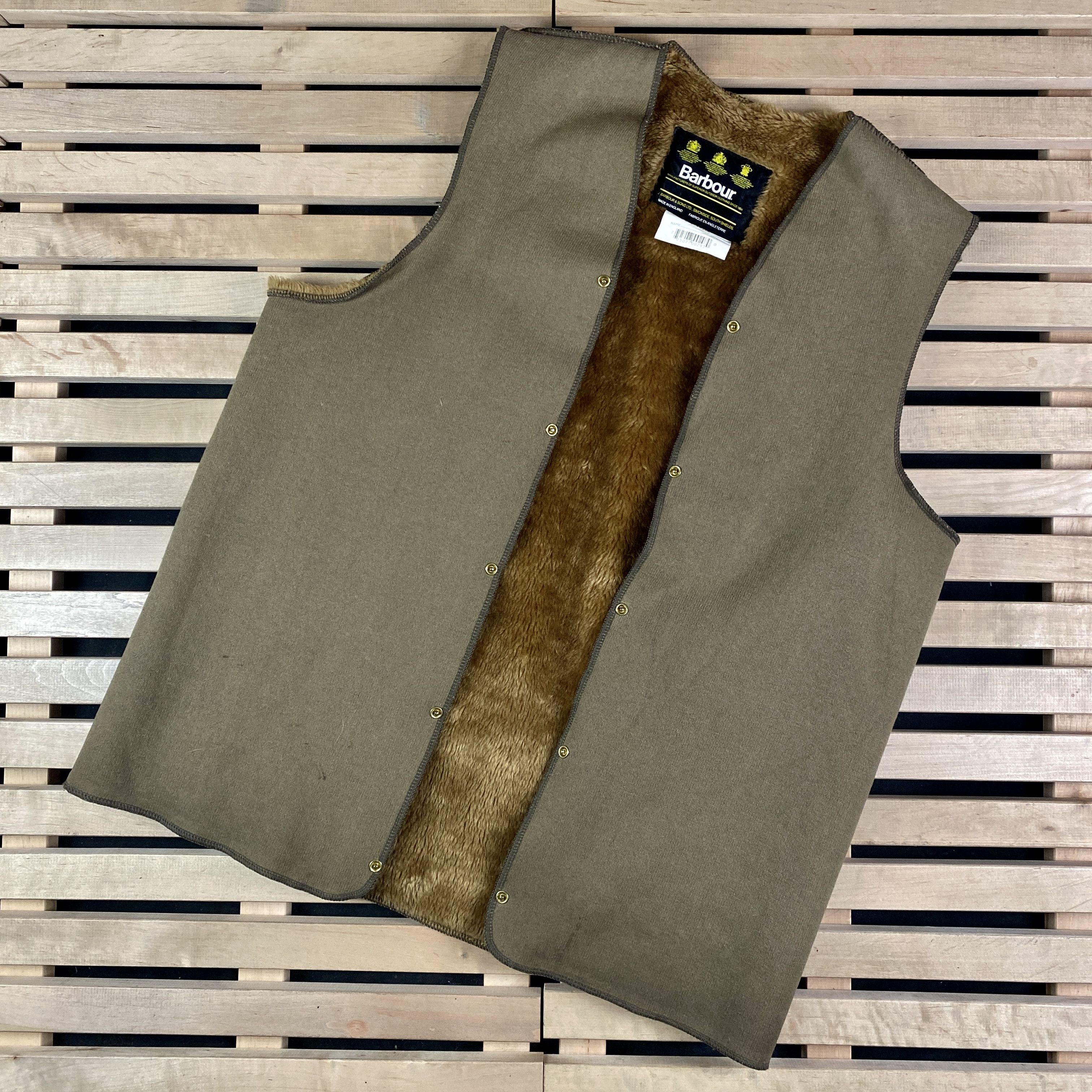Barbour Mens Vest Jacket Barbour Acrylic Linilng C40/102 Cm/ Xl Size US XL / EU 56 / 4 - 1 Thumbnail