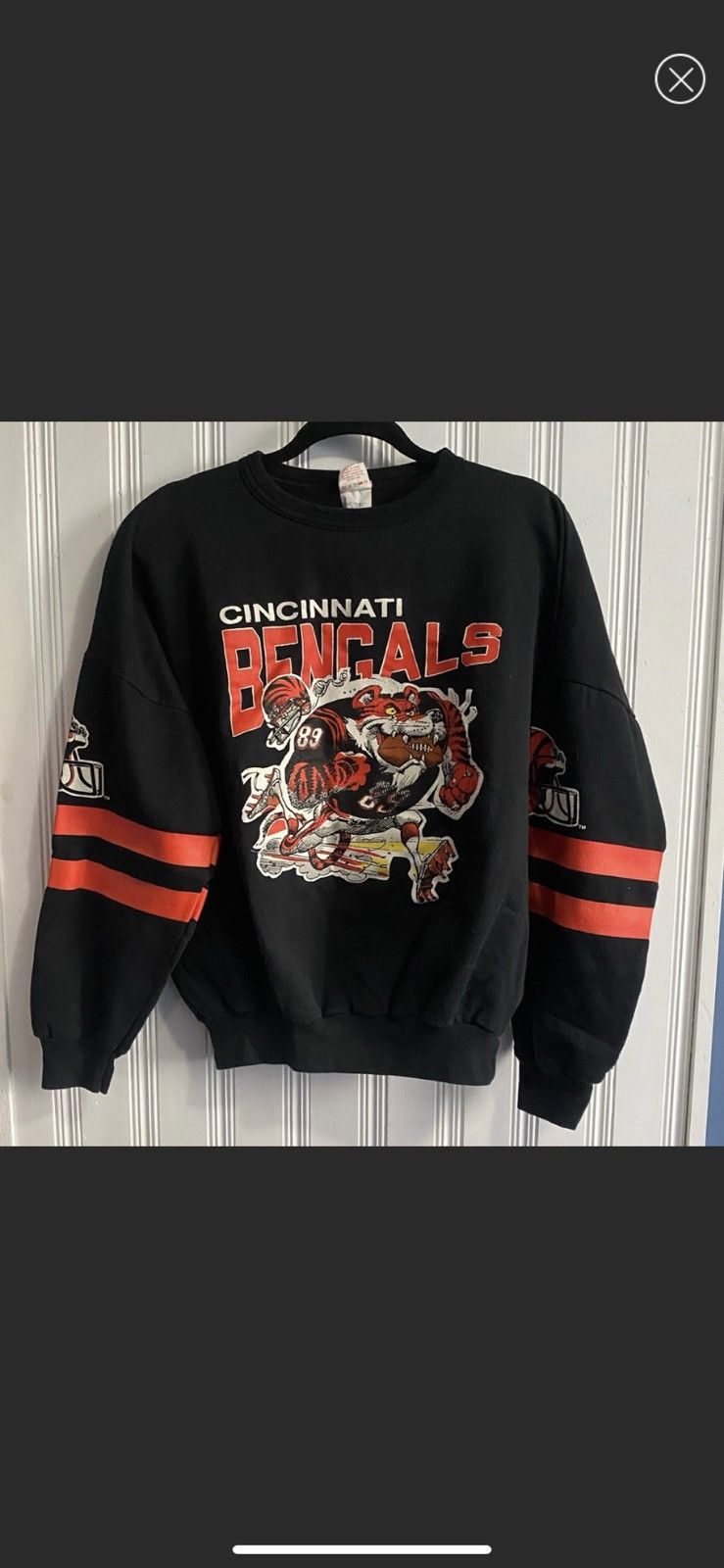 NFL × Vintage 80’s / 90’s Cincinnati Bengals NFL sweater Size US L / EU 52-54 / 3 - 1 Thumbnail