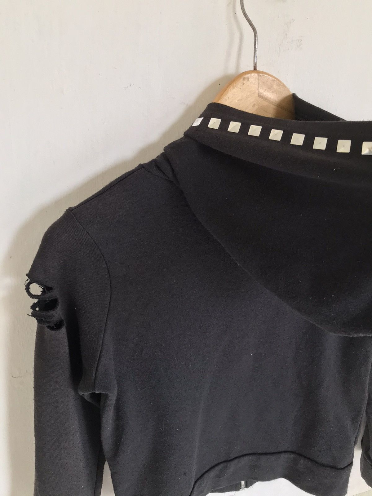 ROSEFAN Destroyed Hoodie Seditionaries Distressed
