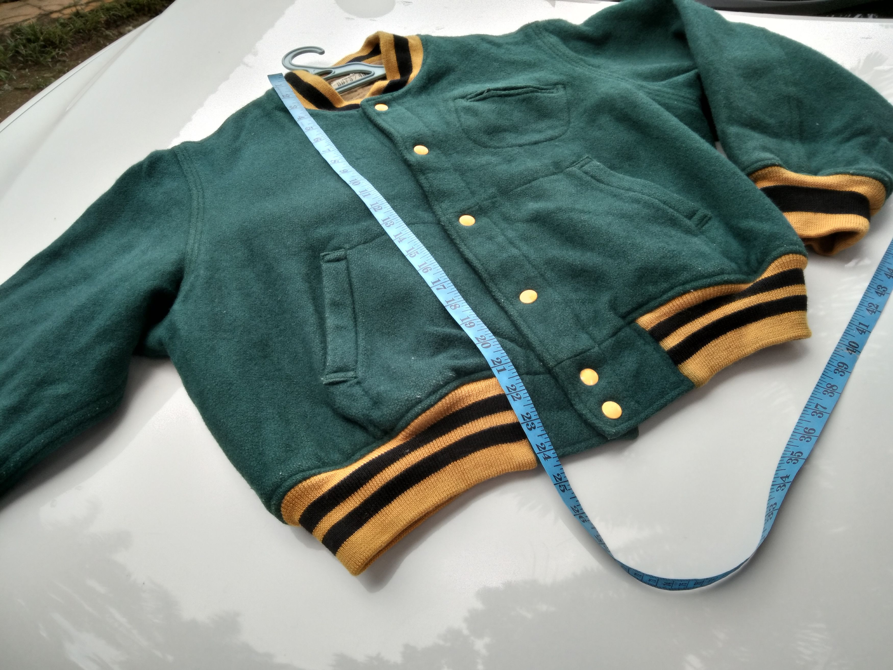 45rpm × Designer VINTAGE 45RPM STUDIO SPELL OUT VARSITY JACKET Size US L / EU 52-54 / 3 - 13 Thumbnail