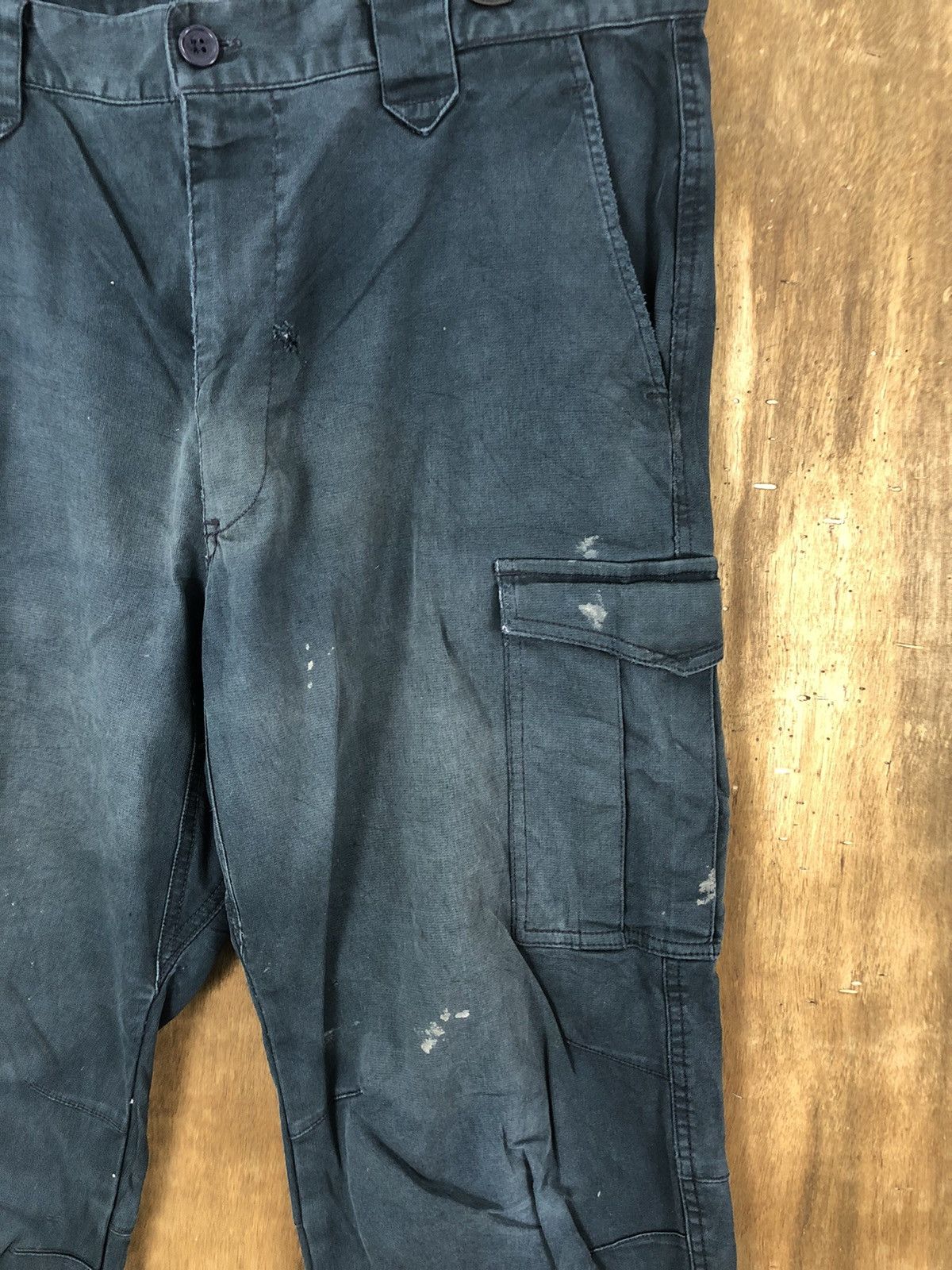 Japanese Brand Japanese Brand Dark Blue multipocket cargo pants # 6211 Size US 36 / EU 52 - 5 Thumbnail