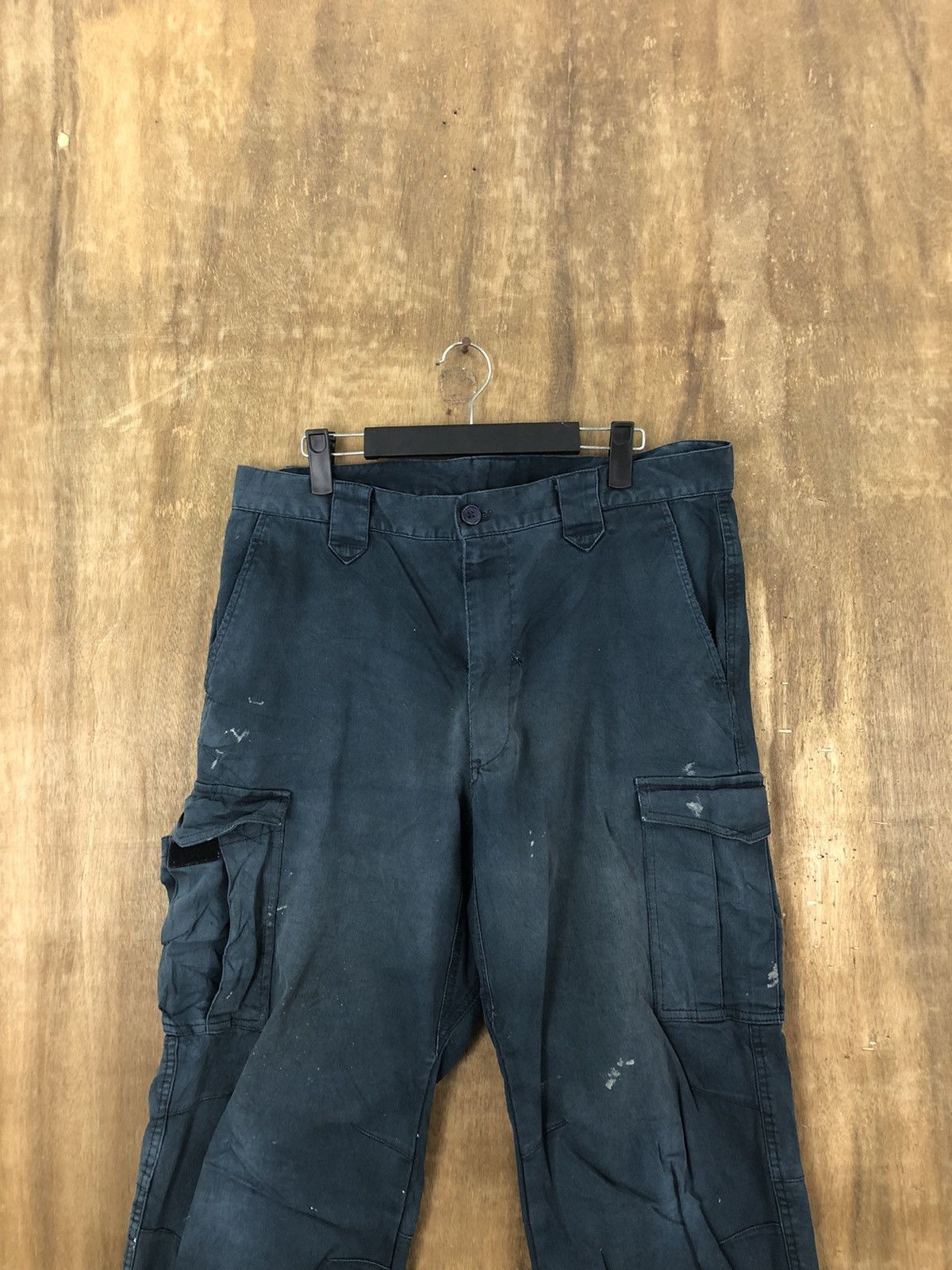 Japanese Brand Japanese Brand Dark Blue multipocket cargo pants # 6211 Size US 36 / EU 52 - 2 Thumbnail