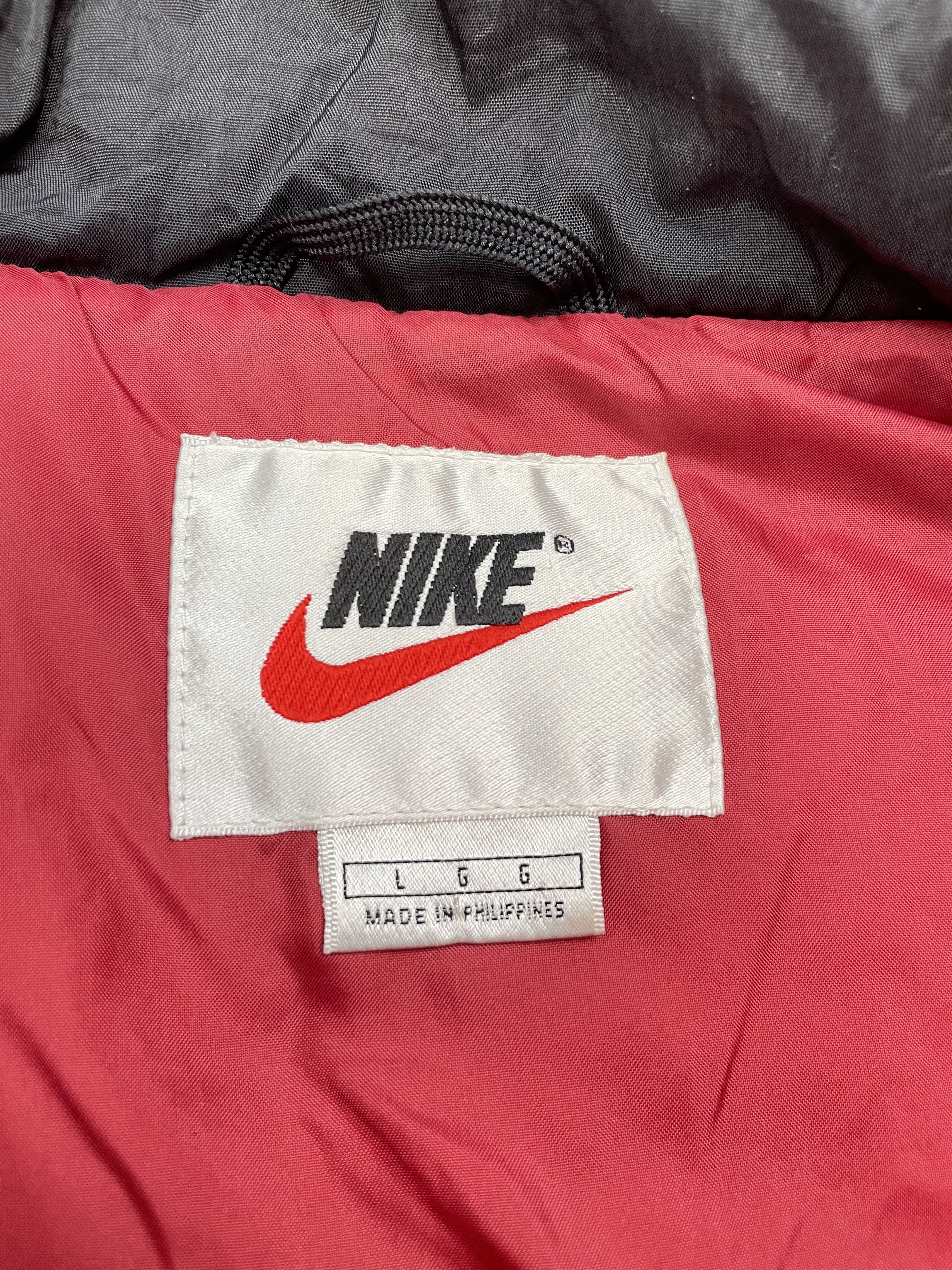 Nike × Vintage Vintage Nike Vest Jacket Bomber Rare Swoosh Hype Y2K Size US L / EU 52-54 / 3 - 8 Thumbnail