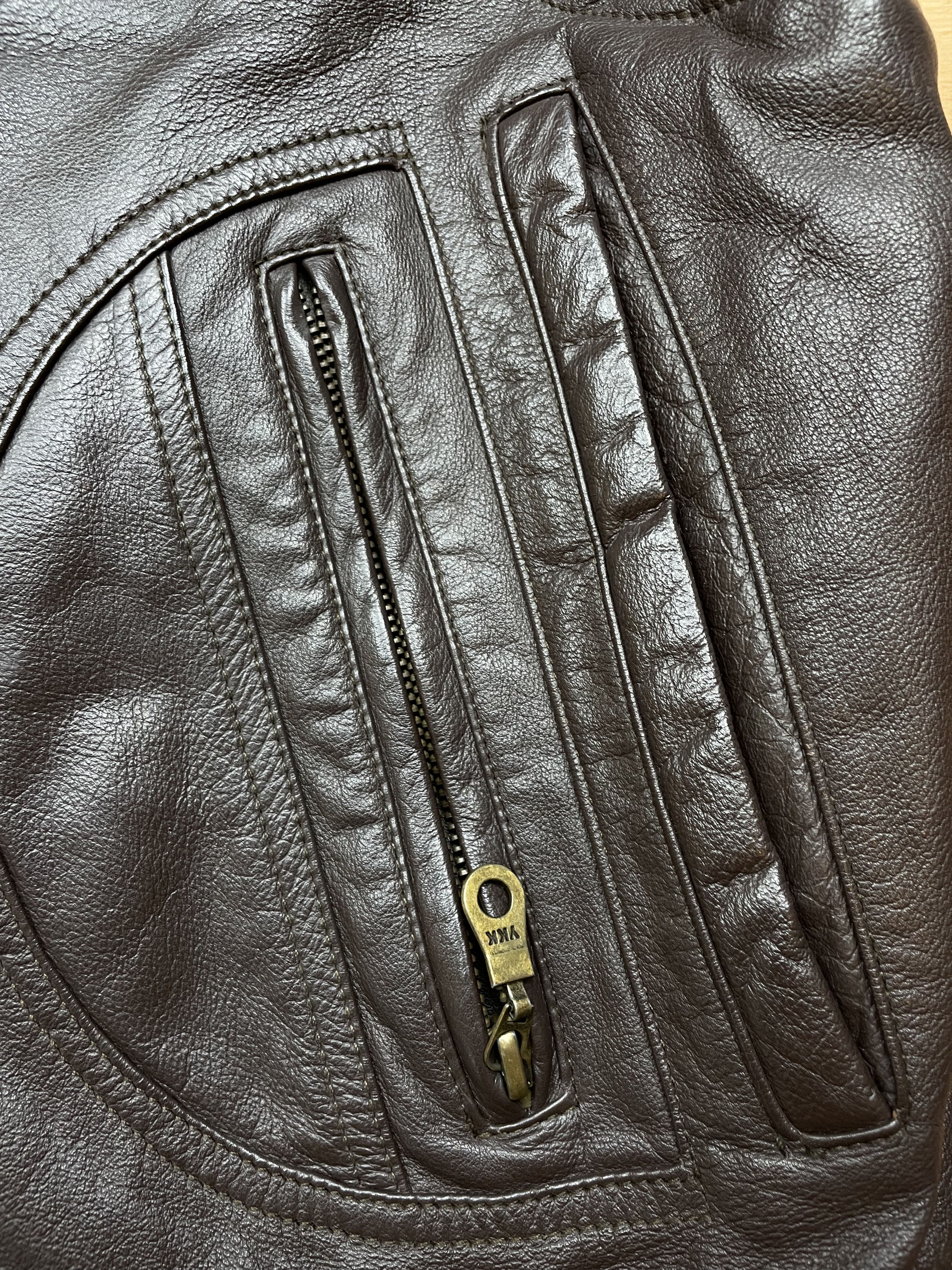 Vintage Vintage Genuine Leather Vest Jacket Rare Avant Garde Size US XL / EU 56 / 4 - 7 Thumbnail