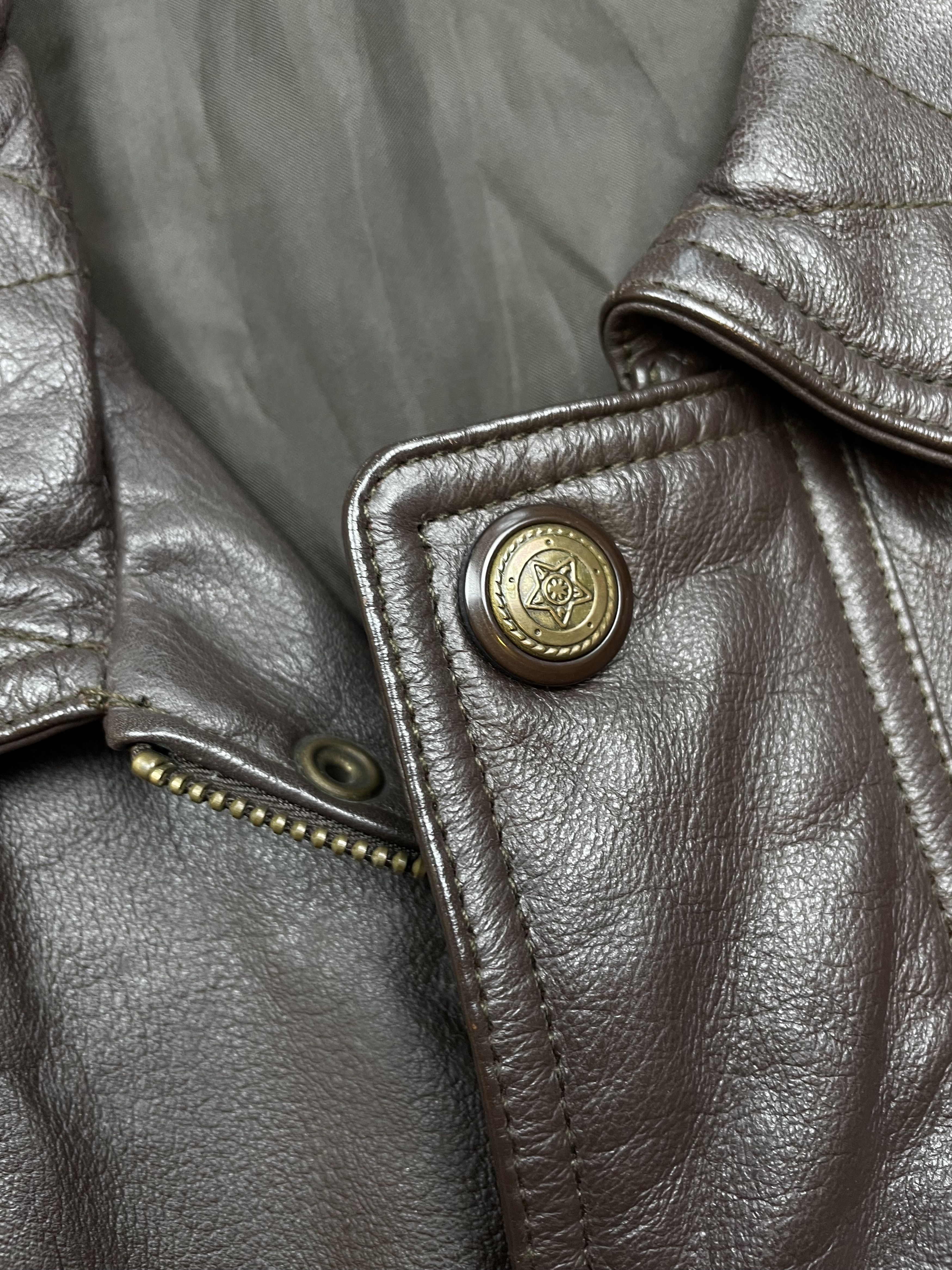 Vintage Vintage Genuine Leather Vest Jacket Rare Avant Garde Size US XL / EU 56 / 4 - 5 Thumbnail