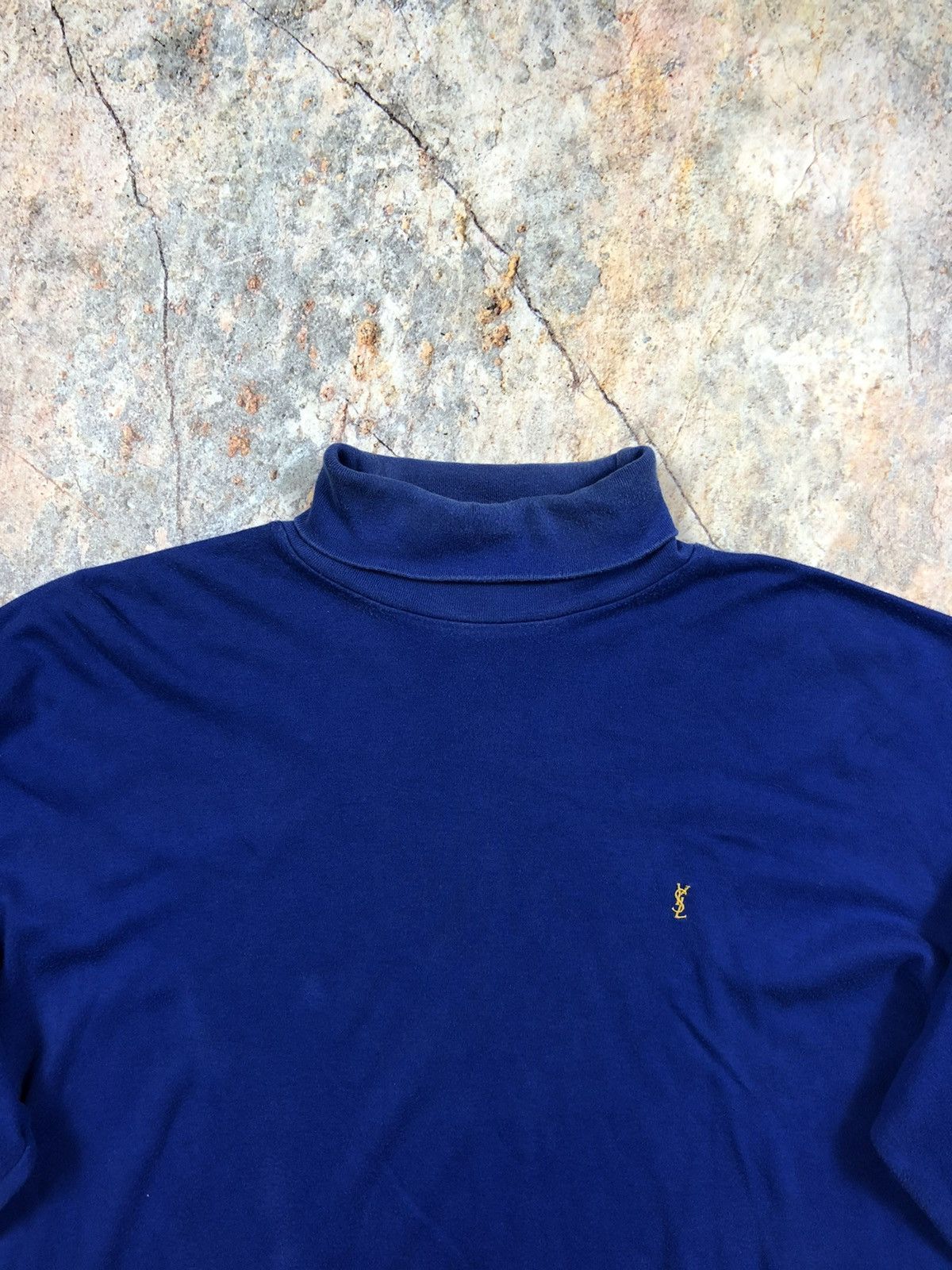 Vintage × Yves Saint Laurent Yves saint Lauren vintage YSL rare turtleneck long sleeve Size US L / EU 52-54 / 3 - 1 Thumbnail
