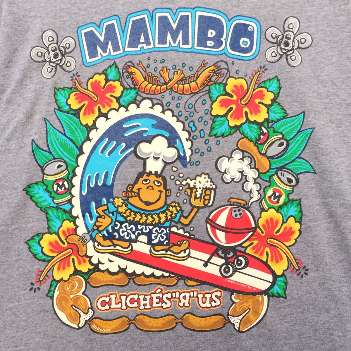 Mambo Vintage 1999 Mambo Clichés “R” Us Big Logo | Surf and Turf Size US S / EU 44-46 / 1 - 3 Thumbnail