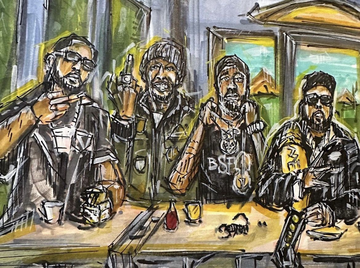 Other 🆕 GRiSeLDa🦂NeW aGe 'LaST SuPPeR' PRiNT 🎨 OPeN EDiTiON 🖼️ Size ONE SIZE - 4 Thumbnail