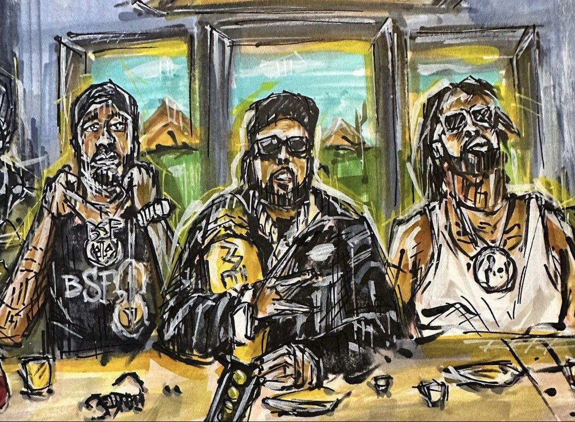 Other 🆕 GRiSeLDa🦂NeW aGe 'LaST SuPPeR' PRiNT 🎨 OPeN EDiTiON 🖼️ Size ONE SIZE - 2 Thumbnail