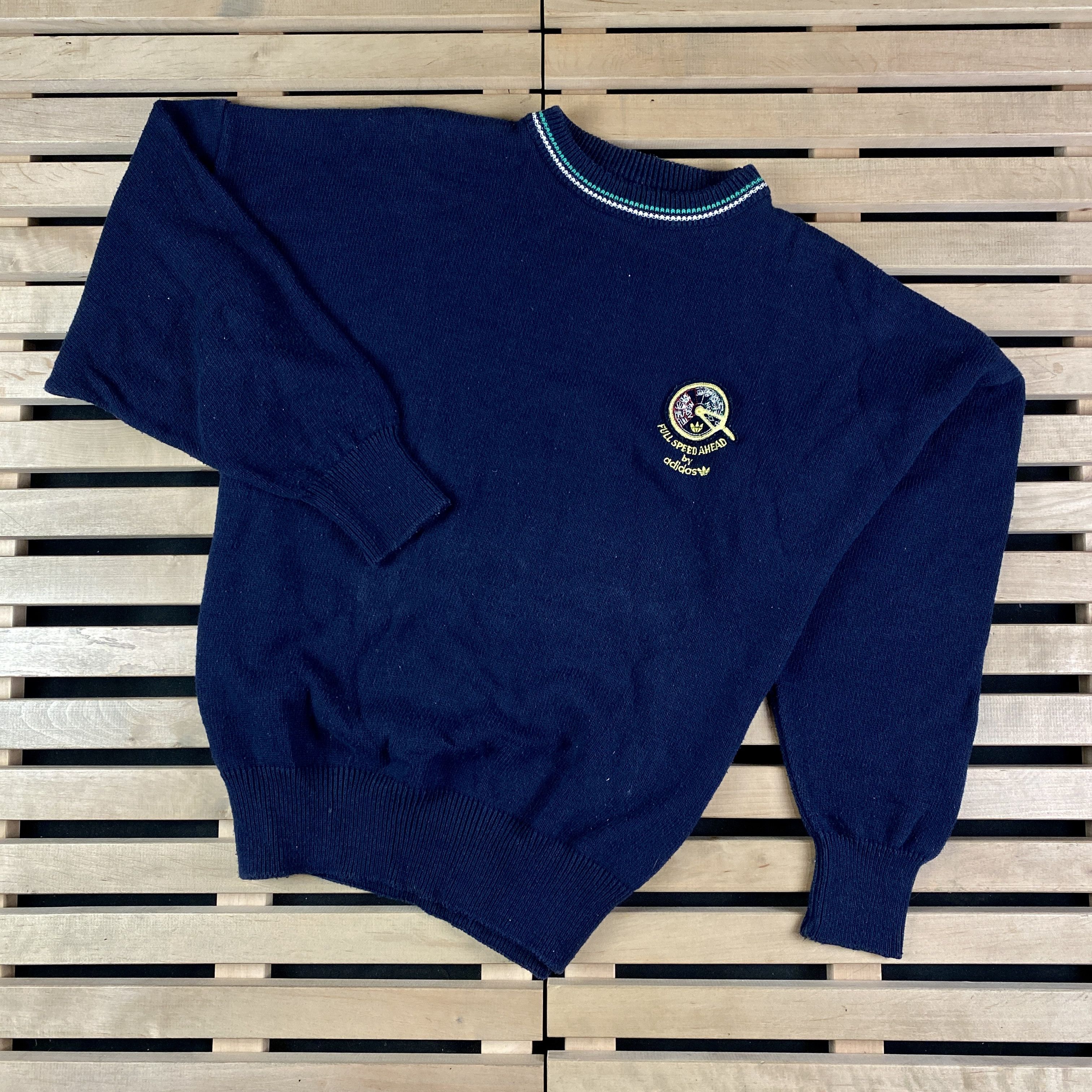 Adidas Mens Sweater Sweatshirt Adidas Vintage Size XL Size US XL / EU 56 / 4 - 1 Thumbnail