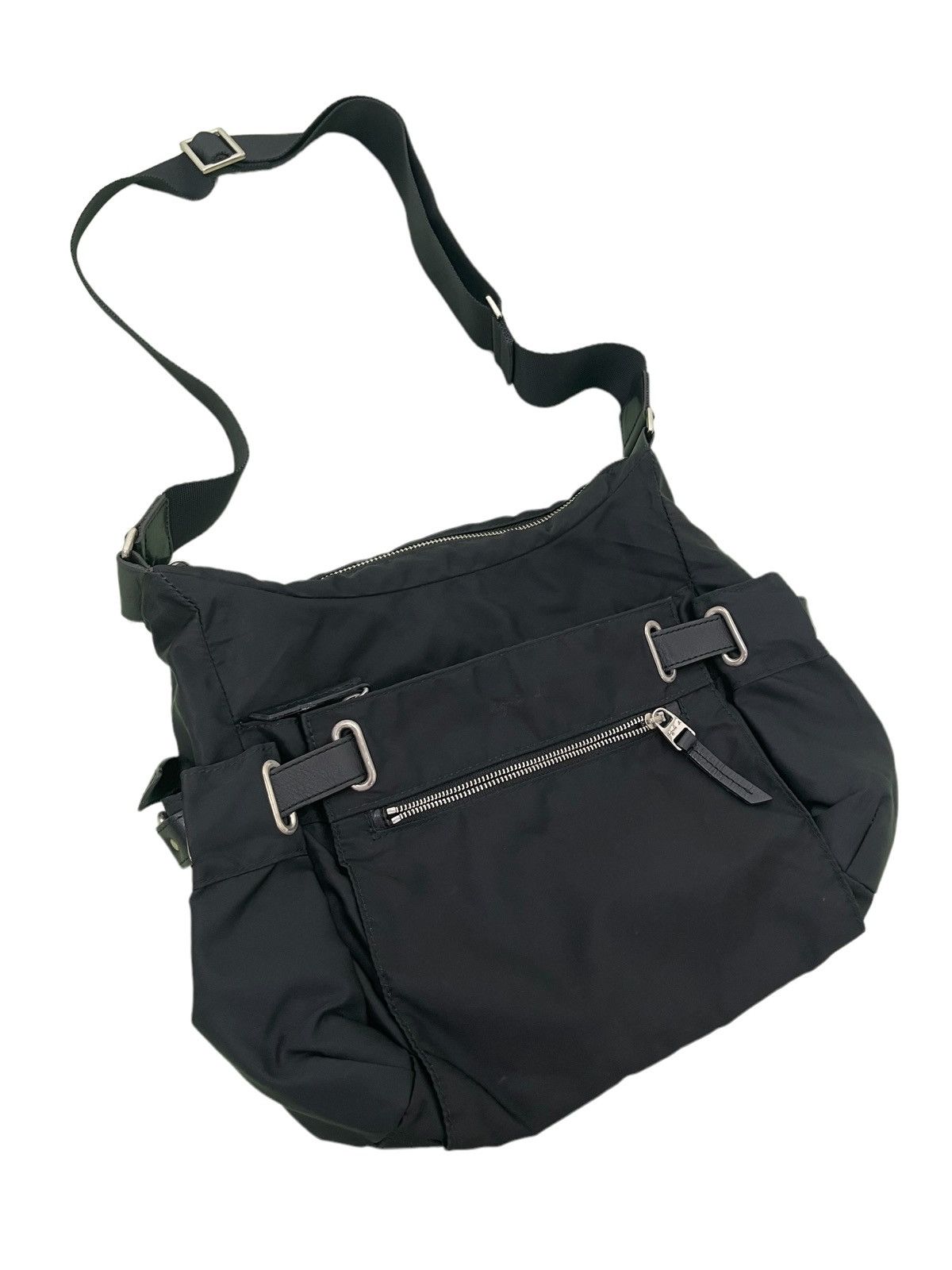 agnes b. Agnes B. Sling Shoulder Bag Nylon Leather Size ONE SIZE - 2 Thumbnail
