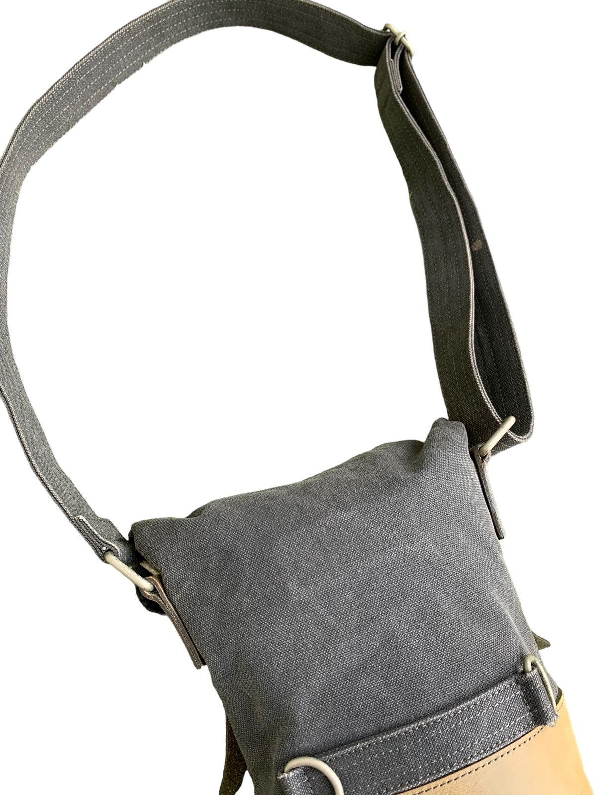 Dries Van Noten Dries Van Noten Duck Canvas with Leather Crossbody Bag Size ONE SIZE - 15 Thumbnail