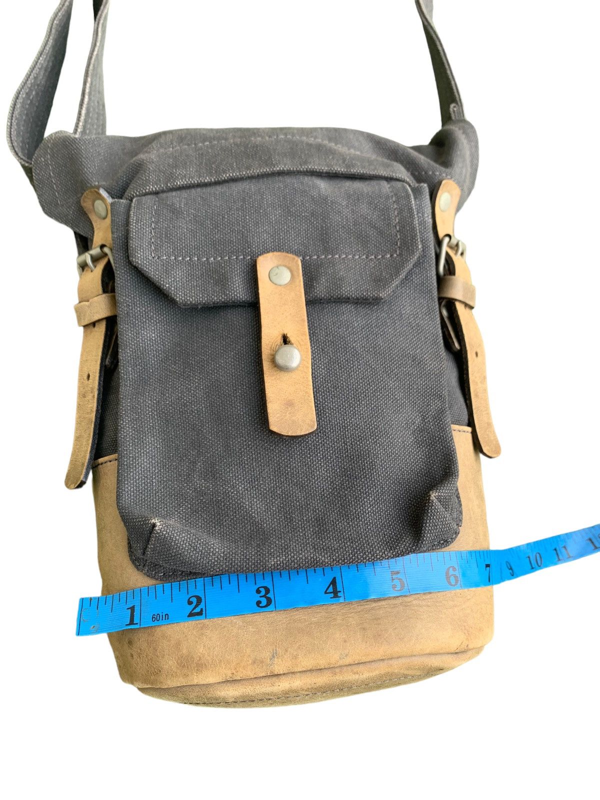 Dries Van Noten Dries Van Noten Duck Canvas with Leather Crossbody Bag Size ONE SIZE - 12 Thumbnail