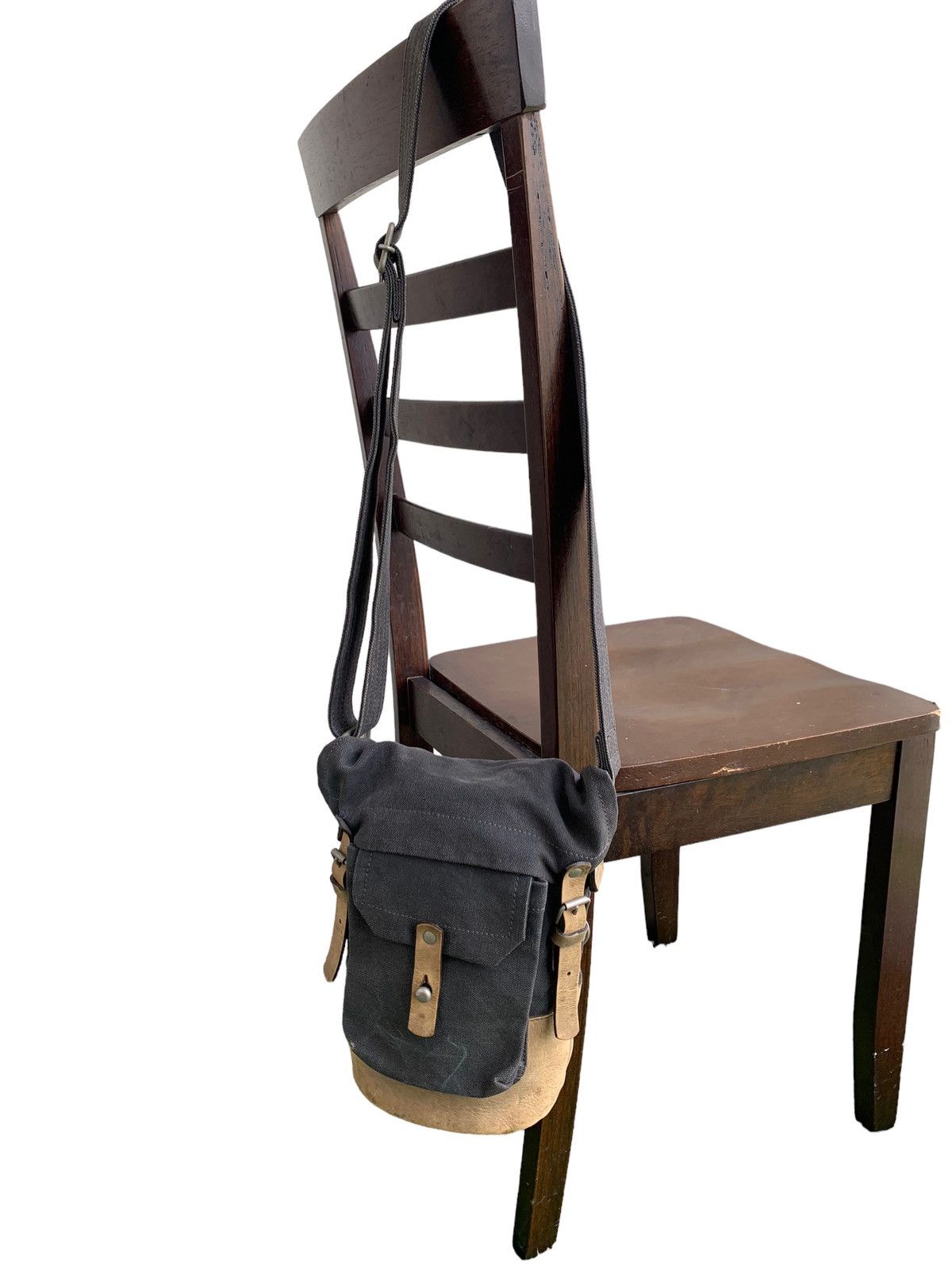 Dries Van Noten Dries Van Noten Duck Canvas with Leather Crossbody Bag Size ONE SIZE - 3 Thumbnail