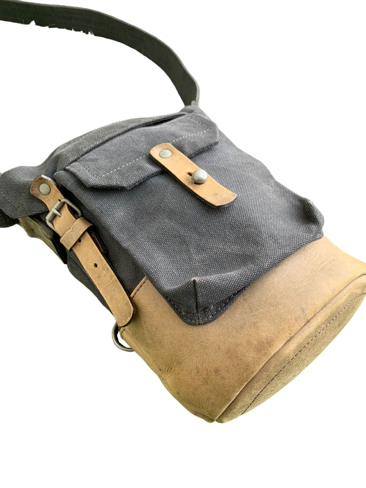 Dries Van Noten Dries Van Noten Duck Canvas with Leather Crossbody Bag Size ONE SIZE - 7 Thumbnail
