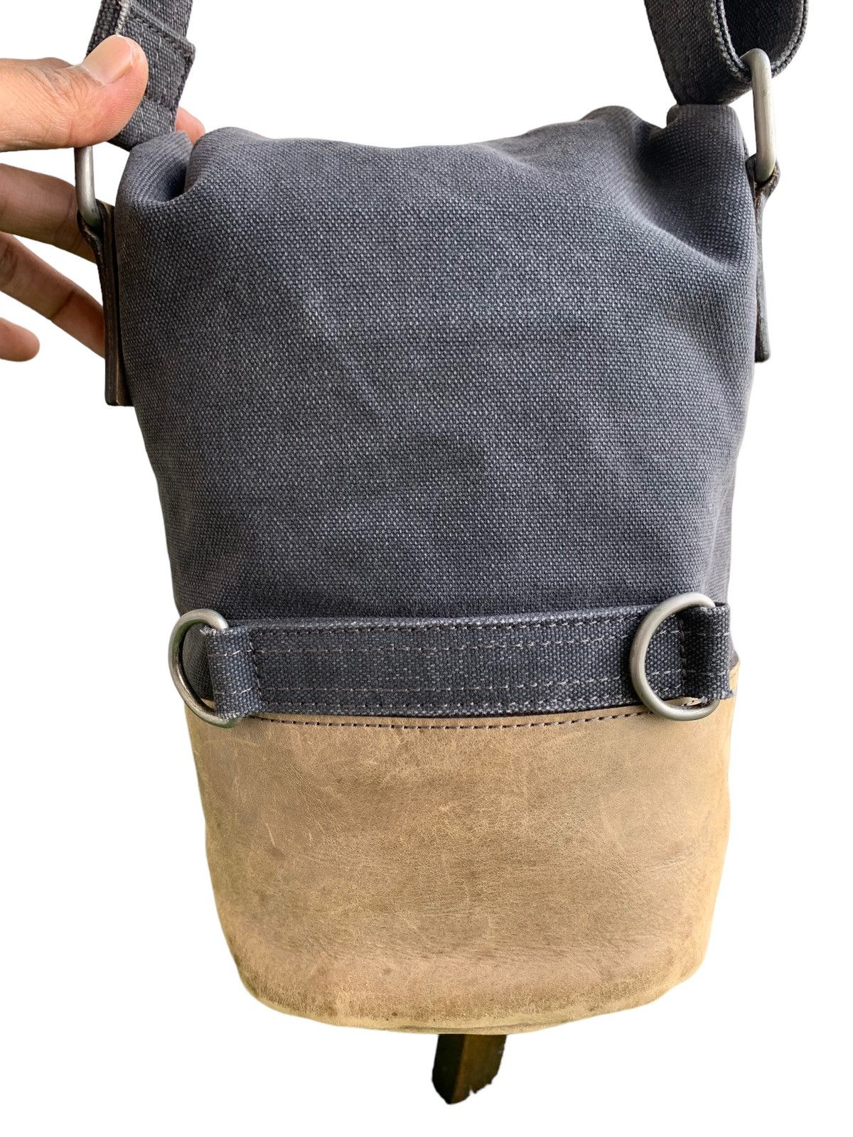 Dries Van Noten Dries Van Noten Duck Canvas with Leather Crossbody Bag Size ONE SIZE - 5 Thumbnail