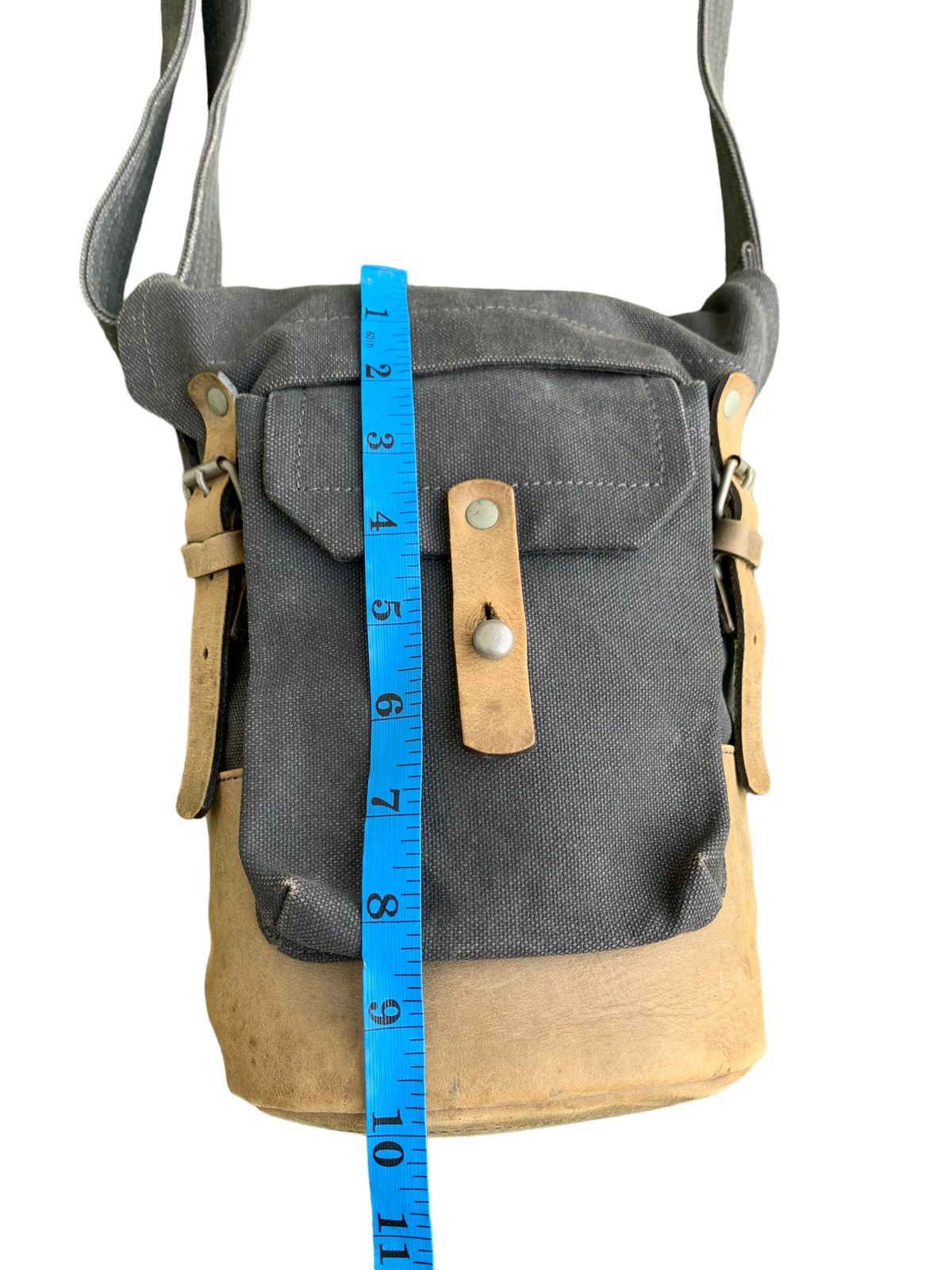 Dries Van Noten Dries Van Noten Duck Canvas with Leather Crossbody Bag Size ONE SIZE - 11 Thumbnail
