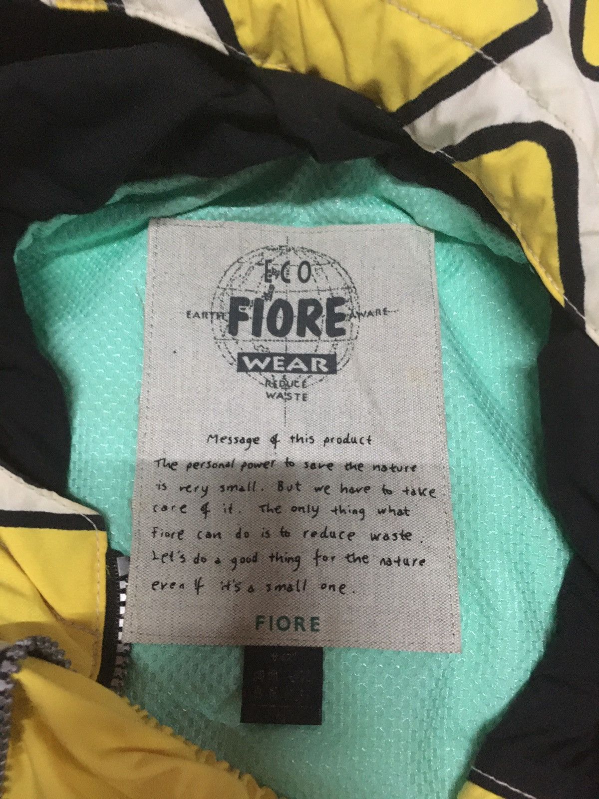 Japanese Brand × Vintage Vintage eco fiore wear quarter zipper Japanese brand jacket Size US XL / EU 56 / 4 - 6 Thumbnail