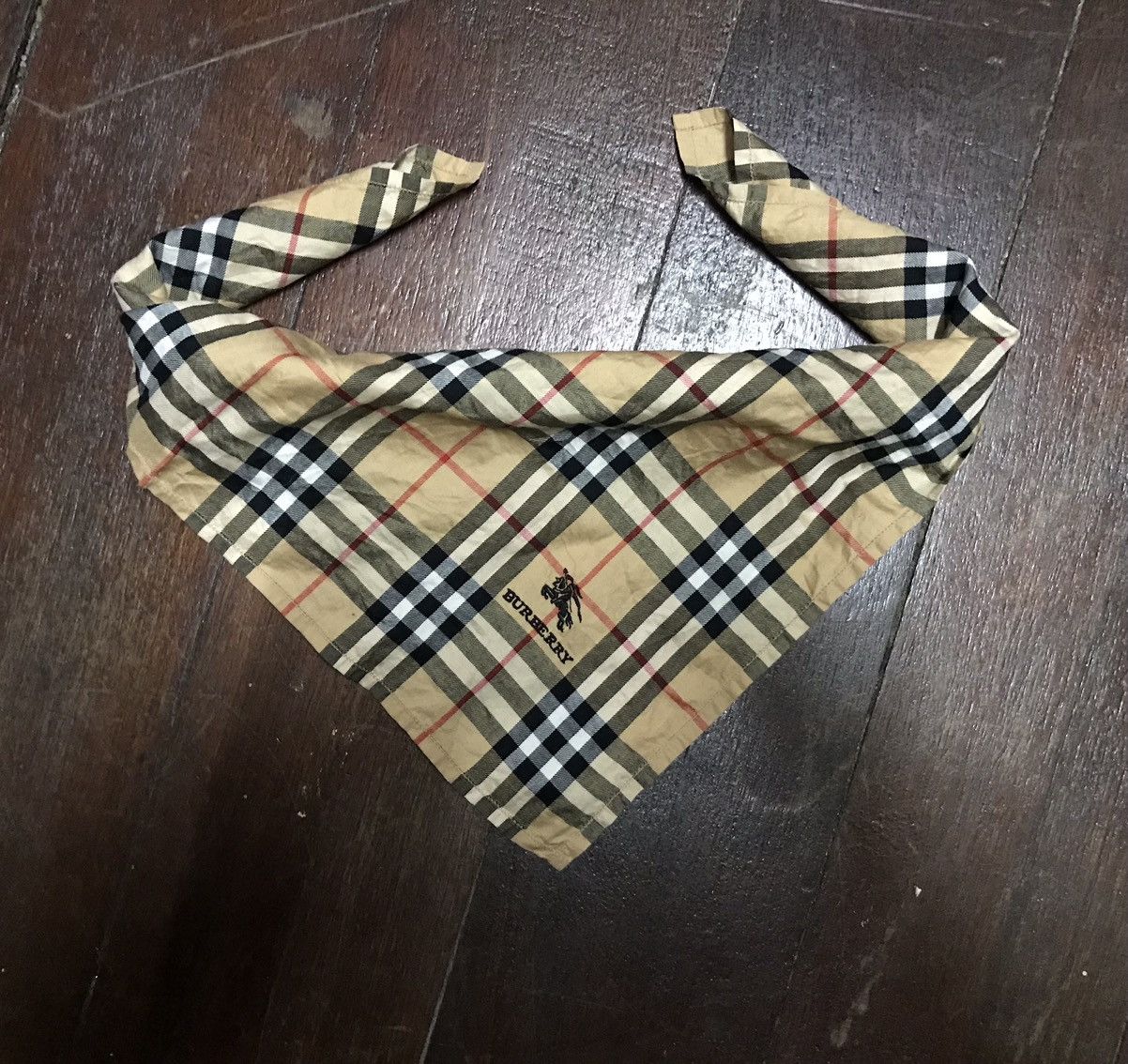 Burberry Burberry Nova Check Handkerchief / Neckerchief / Bandana Size ONE SIZE - 2 Thumbnail