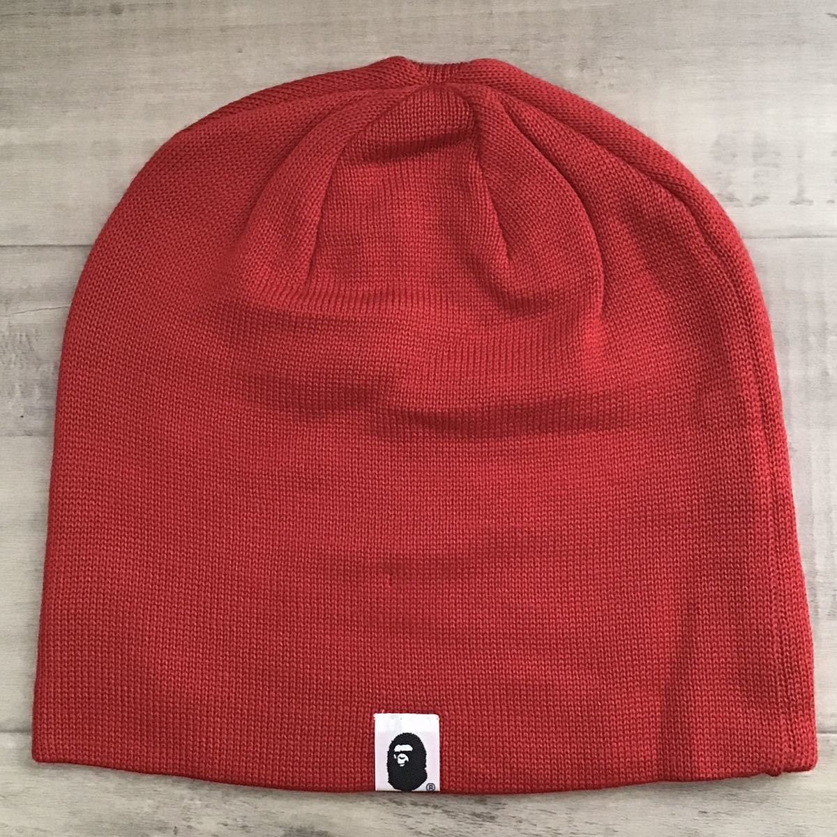 Bape × Swarovski BAPE Red Swarovski BAPESTA logo knit cap beanie star Size ONE SIZE - 3 Thumbnail
