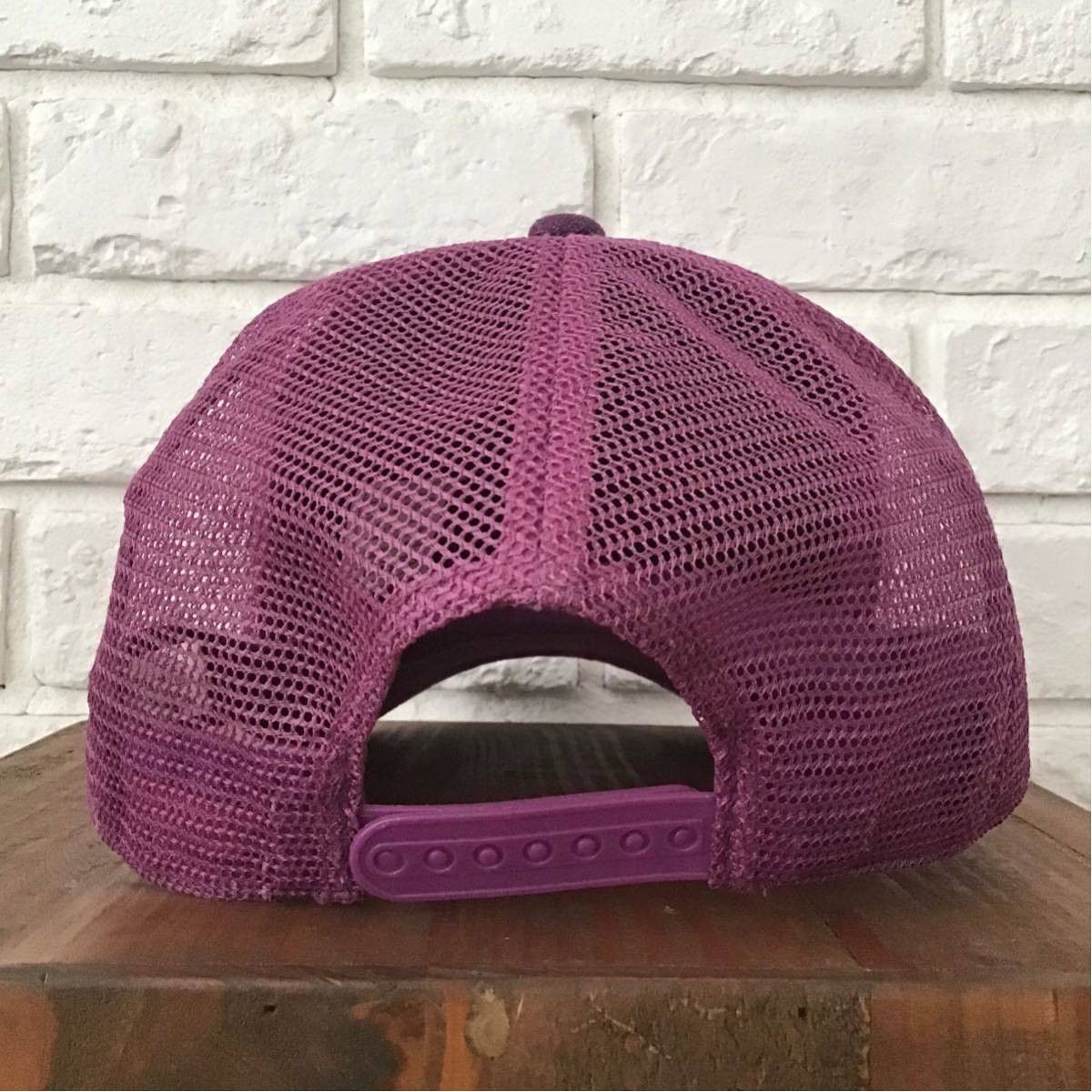 Bape × Carhartt BAPE × carhartt Purple camo trucker hat cap NIGO Size ONE SIZE - 3 Thumbnail