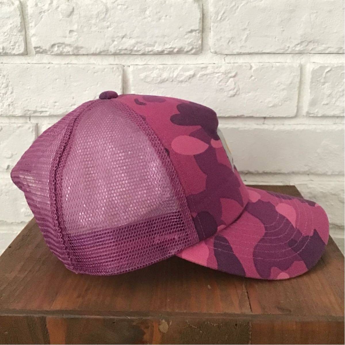 Bape × Carhartt BAPE × carhartt Purple camo trucker hat cap NIGO Size ONE SIZE - 4 Thumbnail