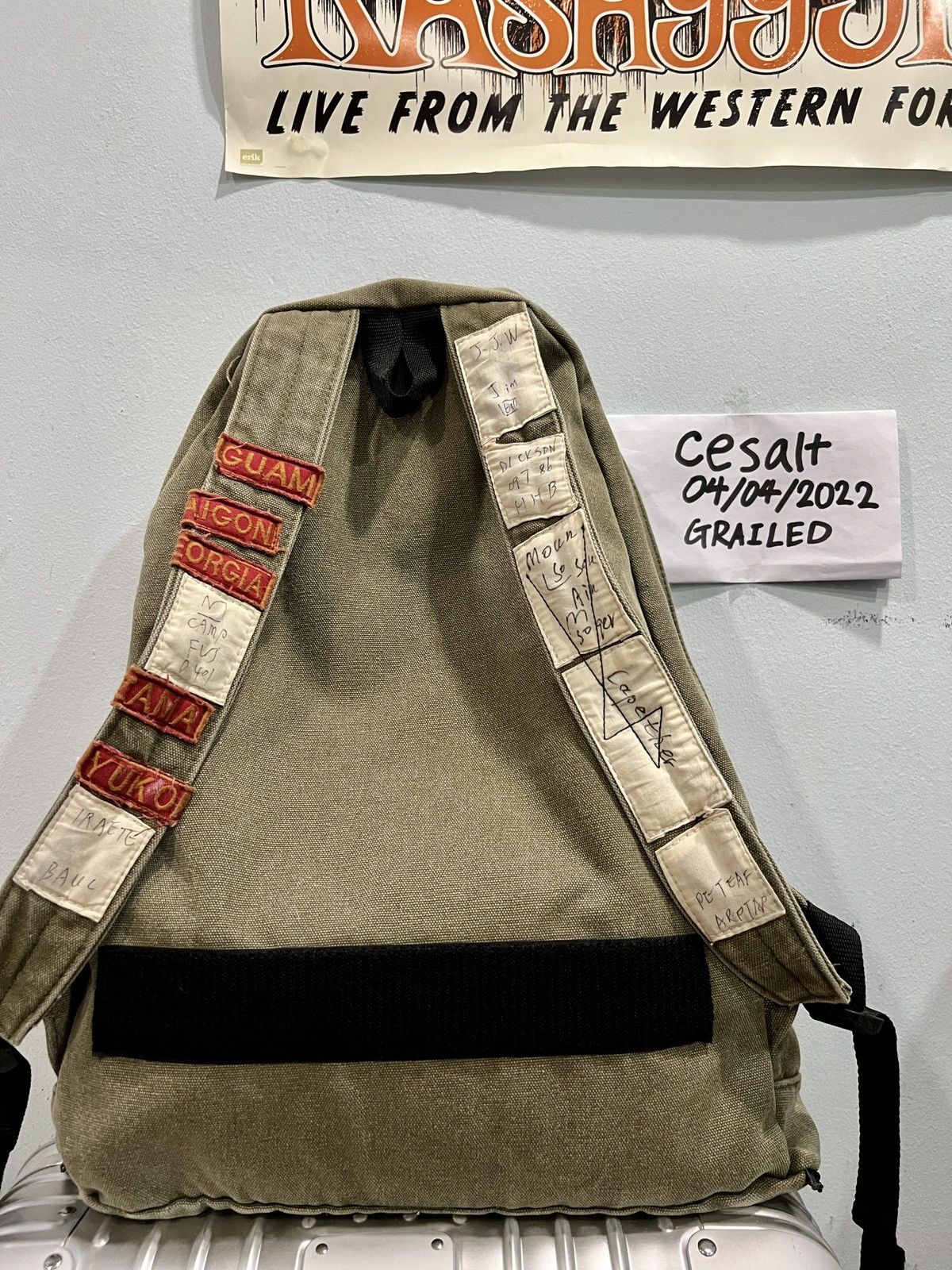 Kapital × Kapital Kountry Kapital No. 4 Canvas Separate Army Backpack (Journey Remake) Size ONE SIZE - 3 Thumbnail