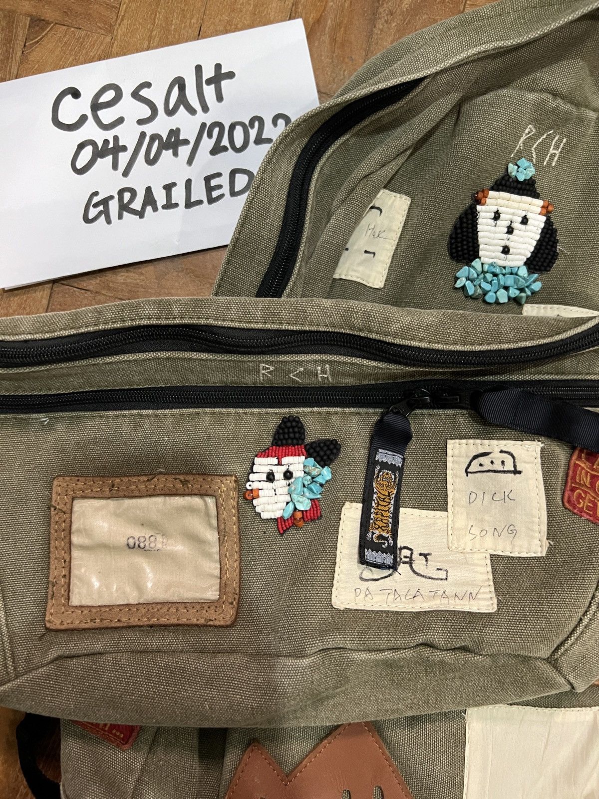Kapital × Kapital Kountry Kapital No. 4 Canvas Separate Army Backpack (Journey Remake) Size ONE SIZE - 8 Thumbnail
