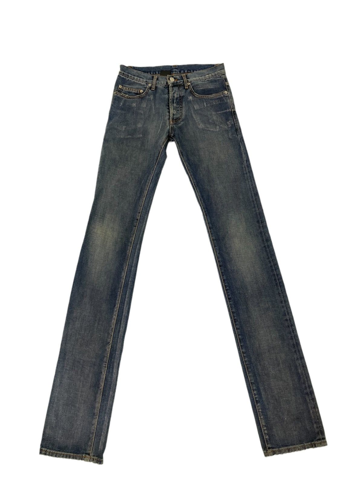 Dior Waxed Jeans Dior Homme Hedi Slimane Denim Skinny 1🟦1 Grailed