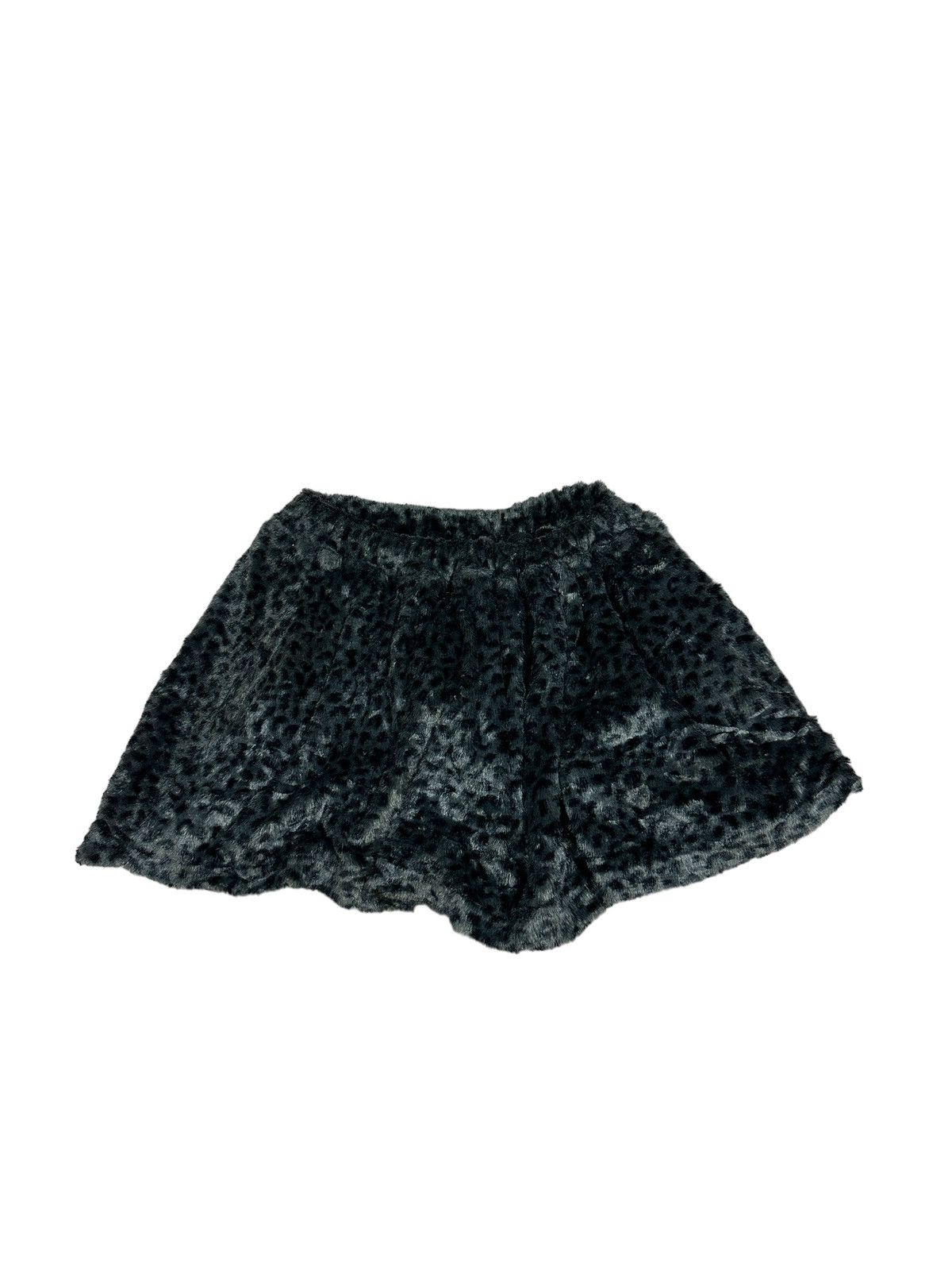 image of Seditionaries Hell Cats Punk Not Dead Fur Skirt in Black, Women's (Size 26)