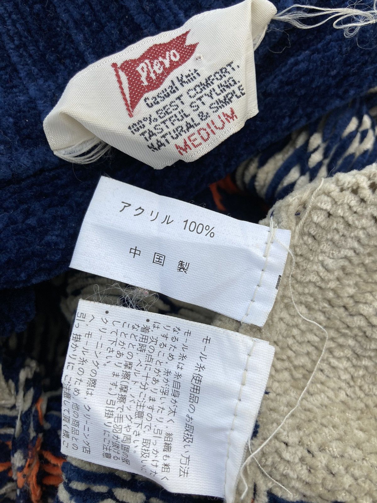 Japanese Brand ⭐️BIDDING OFFER⭐️ Plevo Casual Habitat Motif Knit Sweater Size US M / EU 48-50 / 2 - 6 Thumbnail