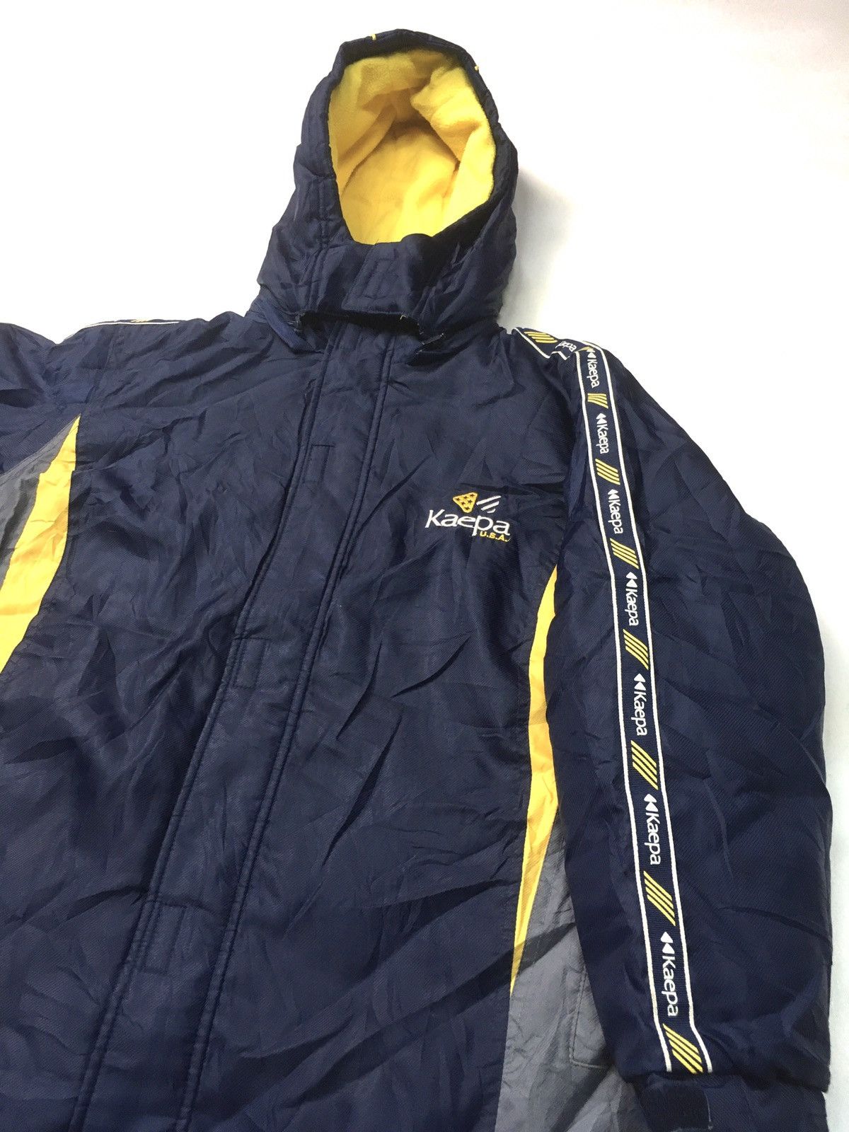 Kappa × Vintage Vintage kaepa u.s.a big logo parka coach fleece inner jacket Size US M / EU 48-50 / 2 - 8 Thumbnail
