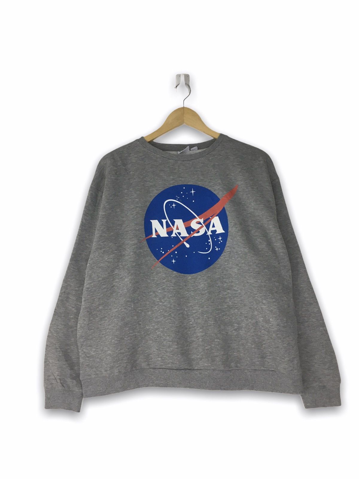 Rare design NASA big logo sweatshirt jumper