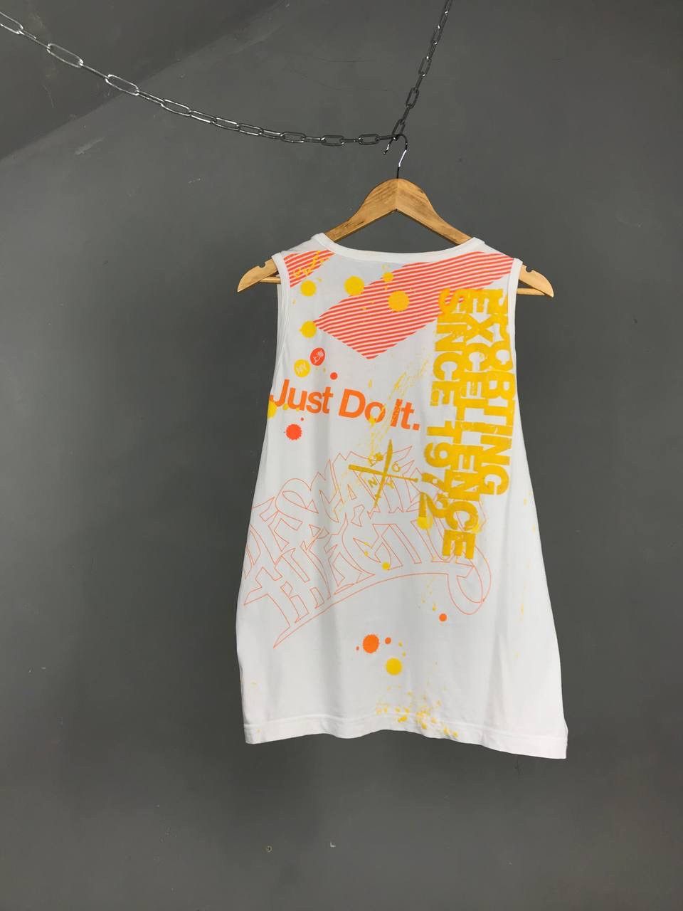 Nike × Vintage Nike Just Do It overprinted streetwear tee Size US L / EU 52-54 / 3 - 2 Thumbnail