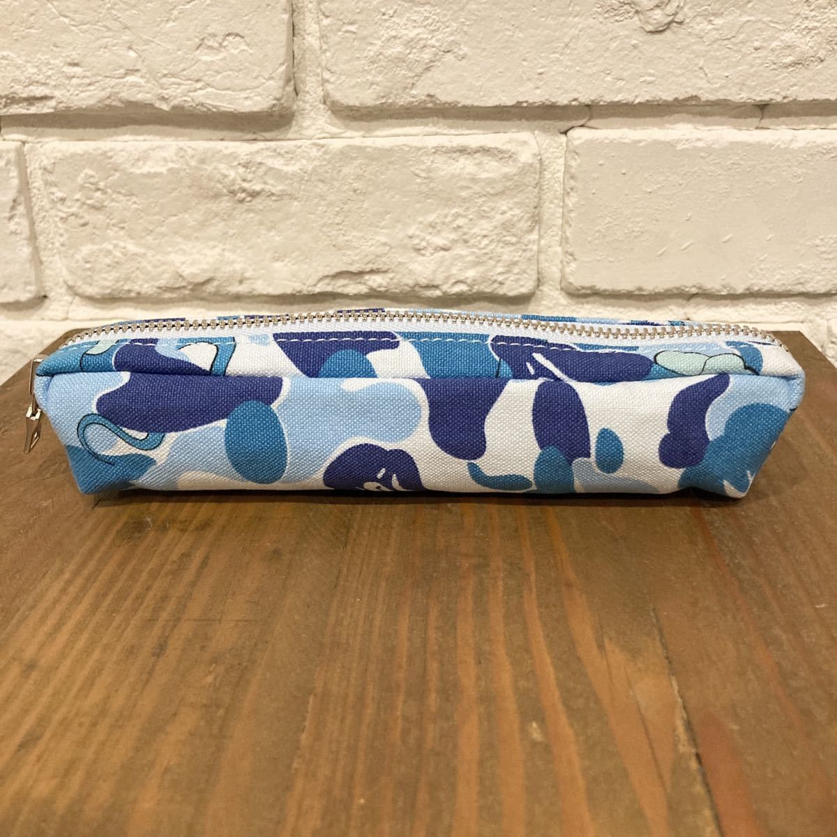 Bape × Kaws BAPE × kaws bendy ABC camo blue pen case pouch a bathing ape Size ONE SIZE - 2 Thumbnail