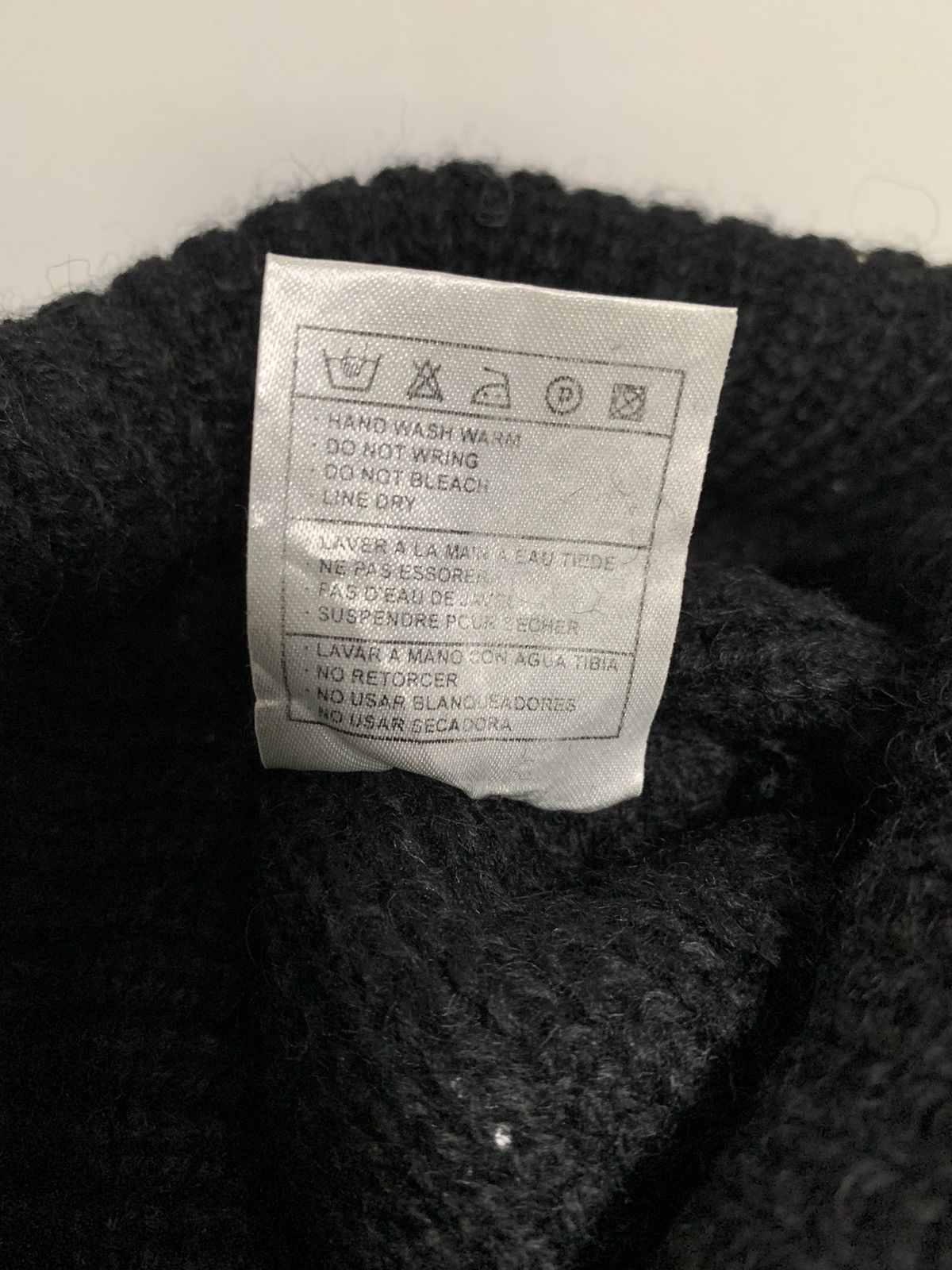 Nike × Vintage VINTAGE NIKE DISTRESSED BLACK BEANIE Size ONE SIZE - 9 Thumbnail