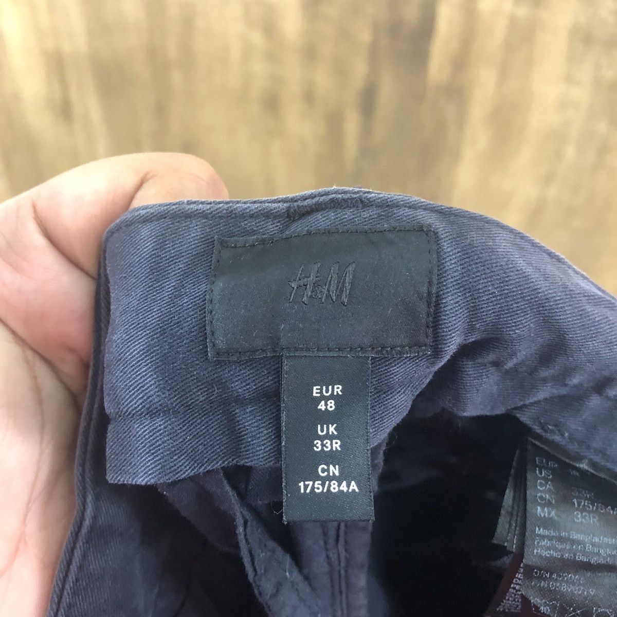 H&M H&M Dark Blue Multipocket Brown pants #6293 Size US 31 - 13 Thumbnail