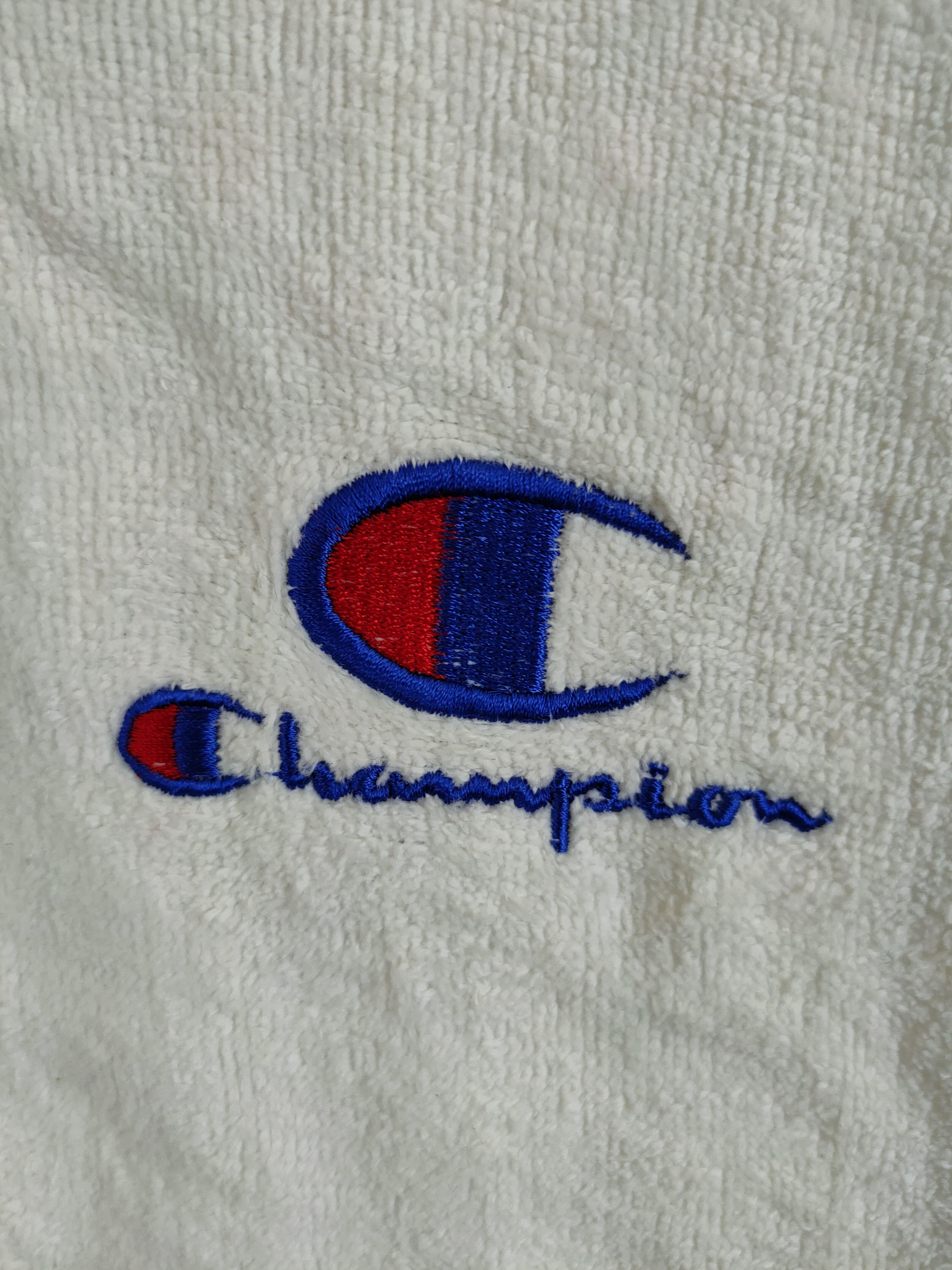 Champion DLL Champion Vintage fleece white hoodie sweater #878 Size US M / EU 48-50 / 2 - 9 Thumbnail
