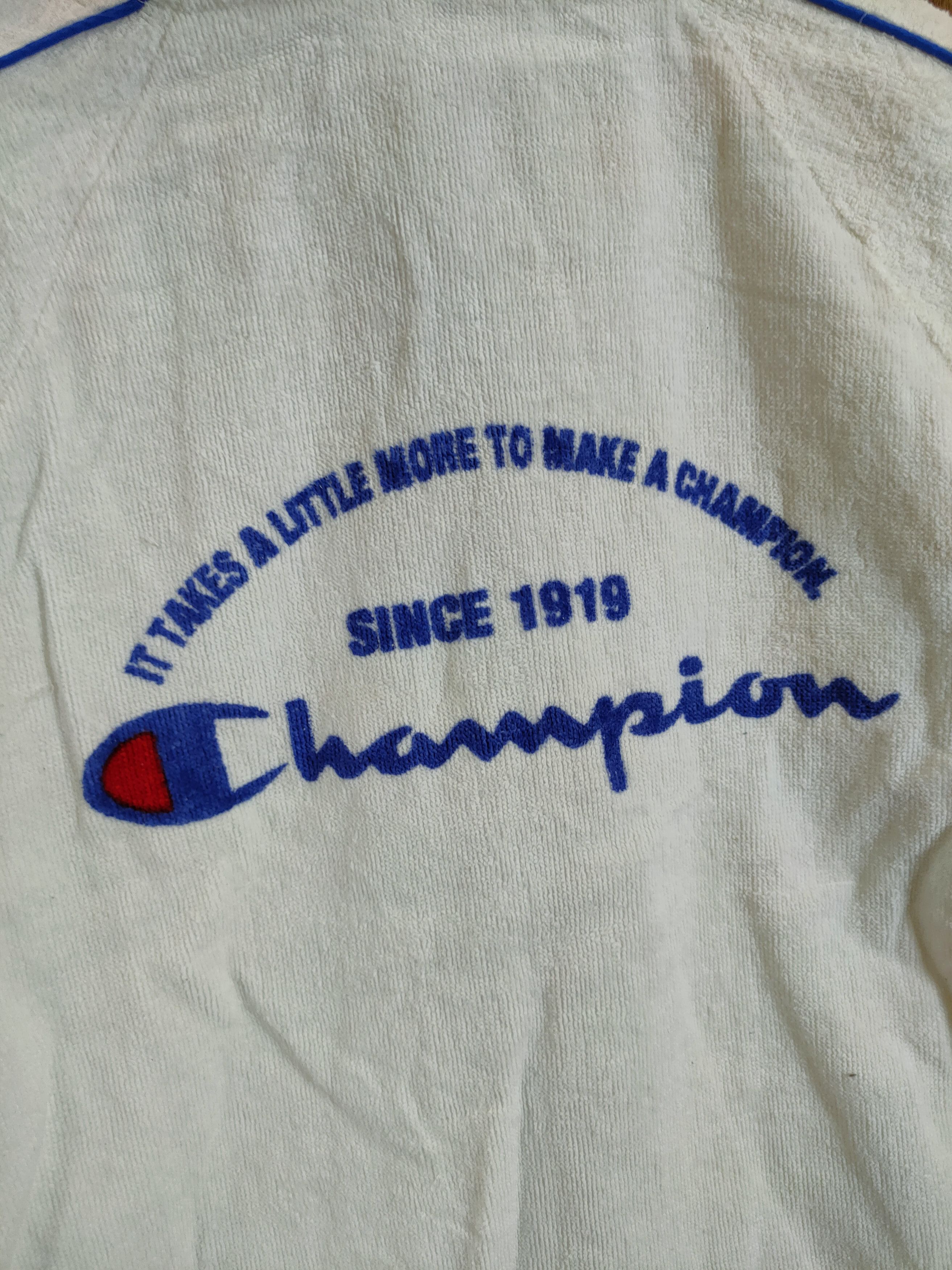 Champion DLL Champion Vintage fleece white hoodie sweater #878 Size US M / EU 48-50 / 2 - 5 Thumbnail