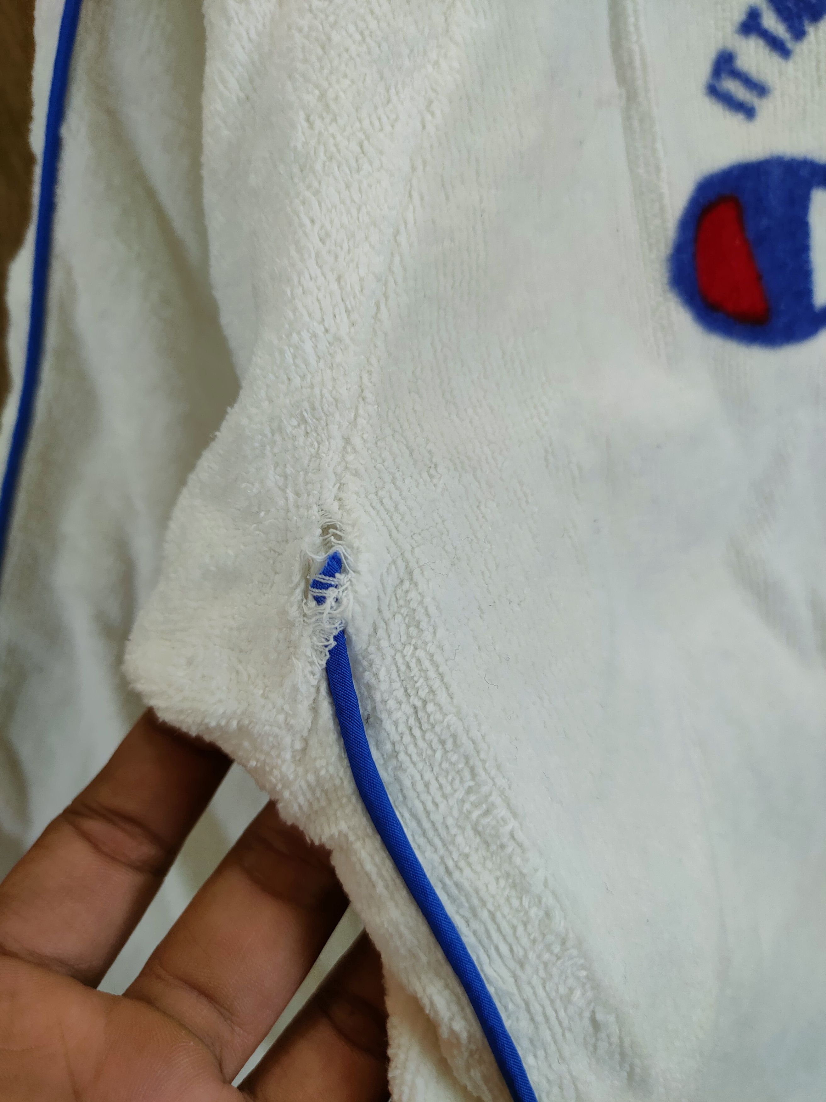 Champion DLL Champion Vintage fleece white hoodie sweater #878 Size US M / EU 48-50 / 2 - 4 Thumbnail
