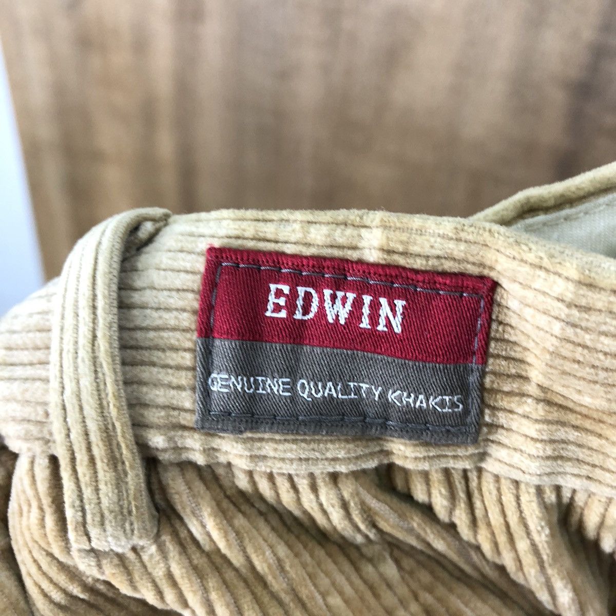 Edwin × StraightFaded Edwin faded Brown Corduroy Casual pants #6302 Size US 33 - 9 Thumbnail