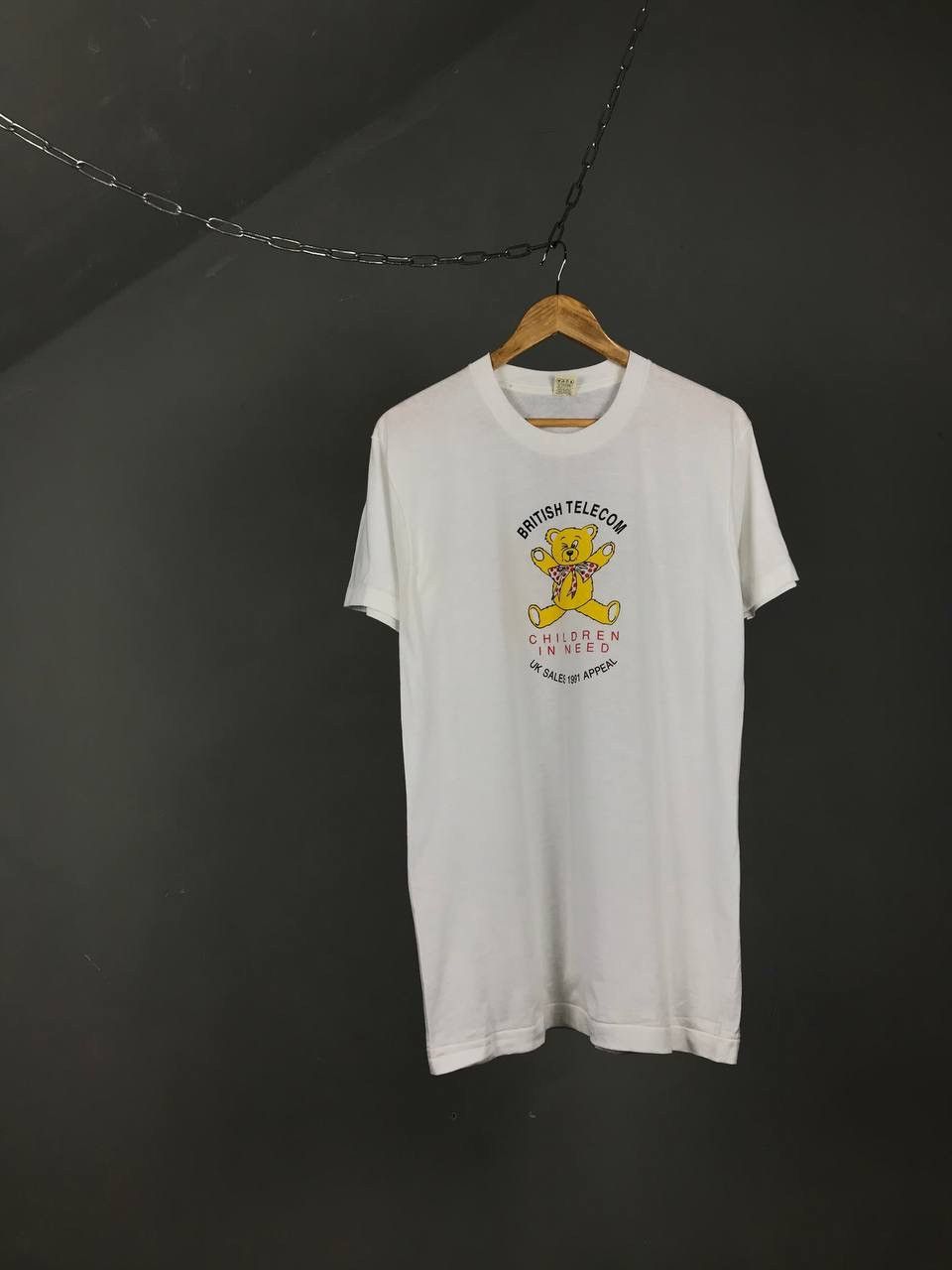 Vintage Children in Need 1991 American vintage made in USA tee Size US L / EU 52-54 / 3 - 1 Thumbnail